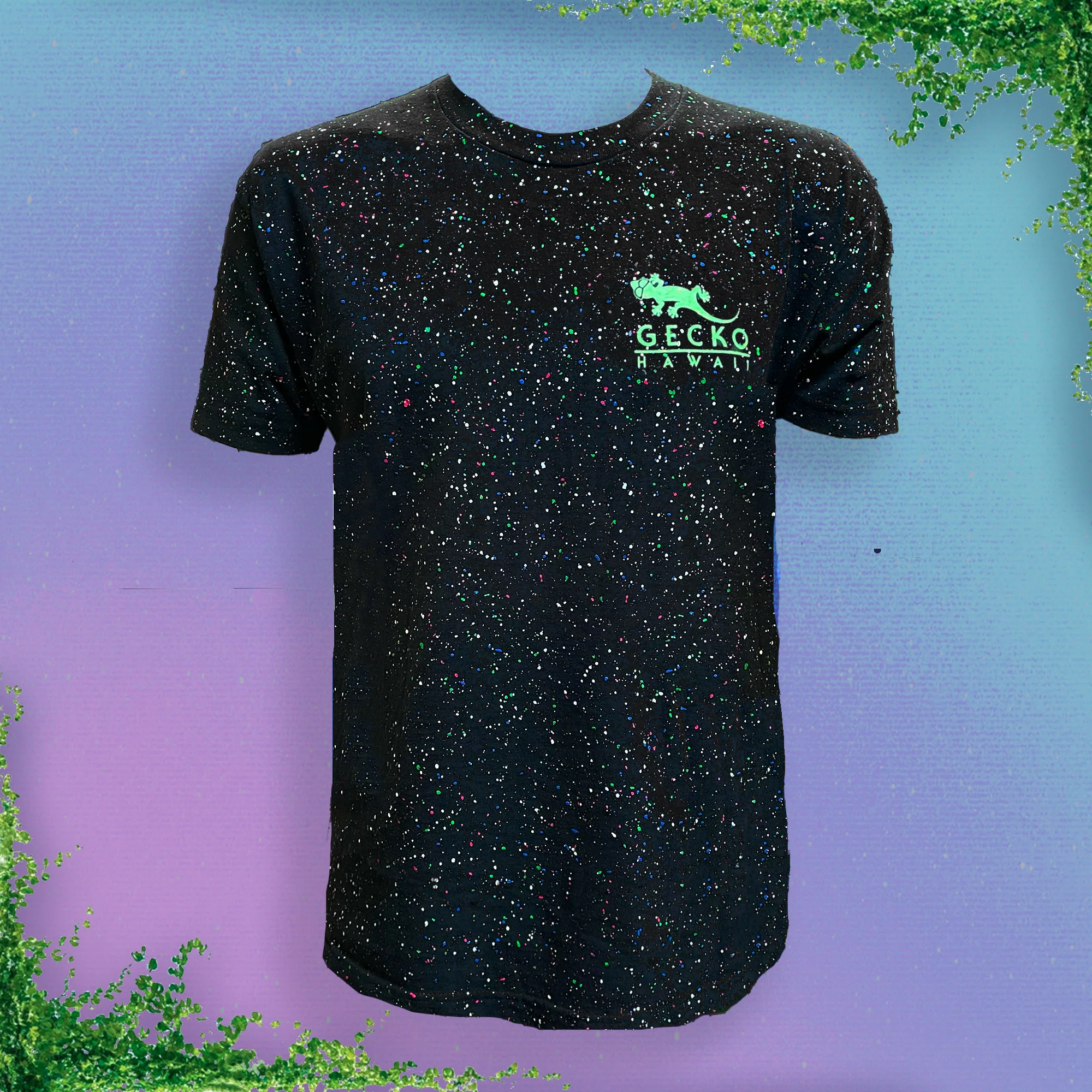 1980's Glow In The Dark Splatter - Island Treasure - Image 2