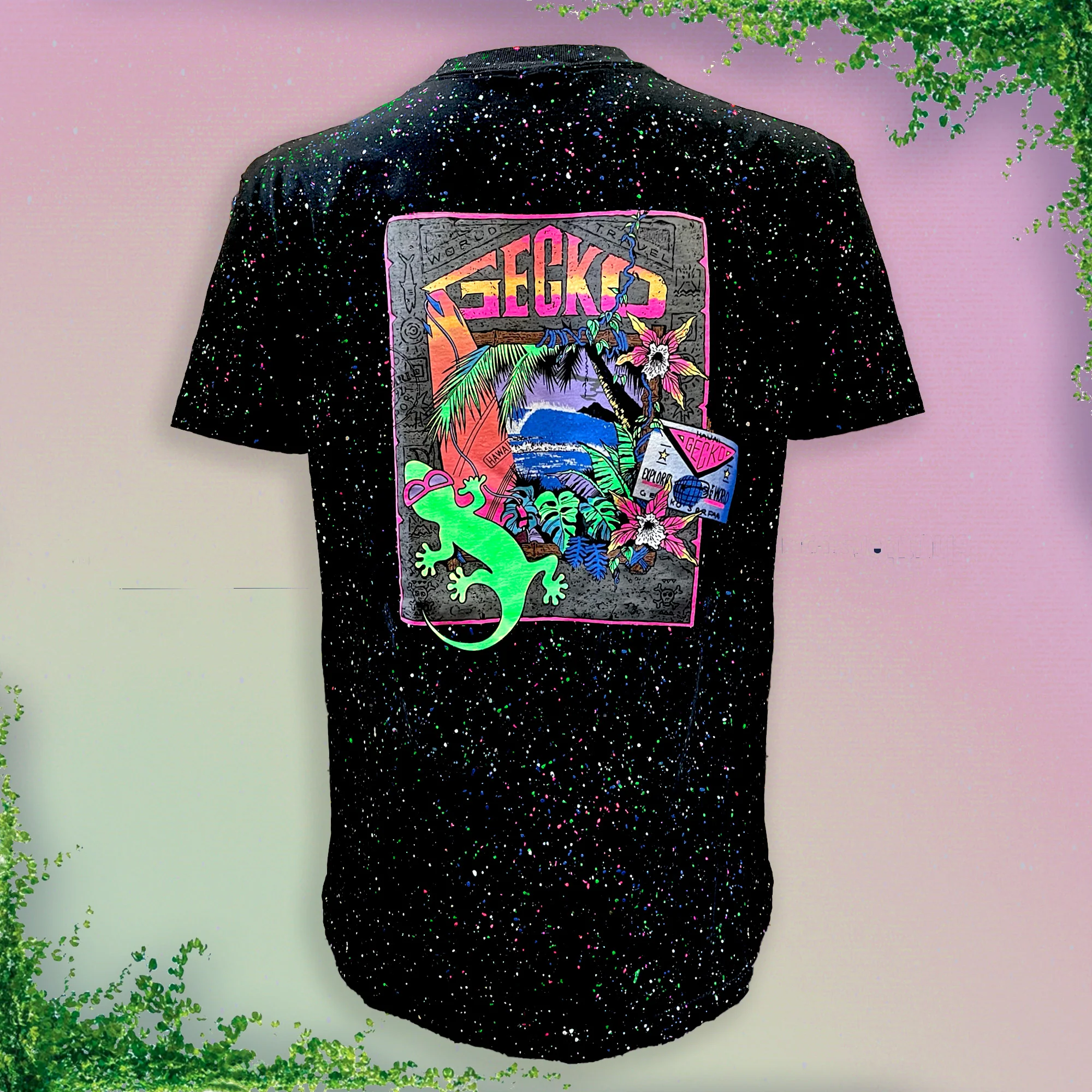 1980's Glow In The Dark Splatter - Island Treasure - Image 7