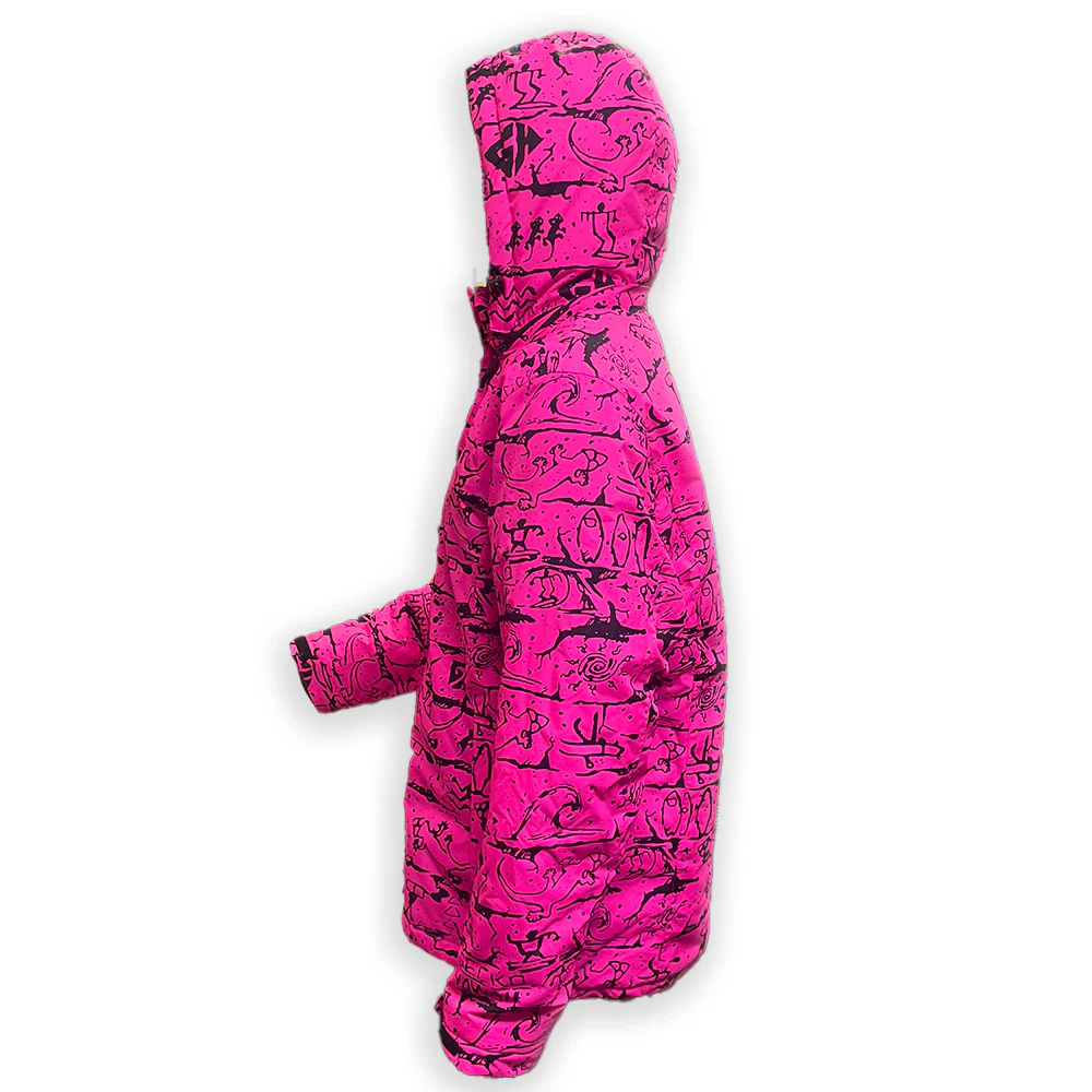1980's Neon Pink Retro Jacket - Image 7