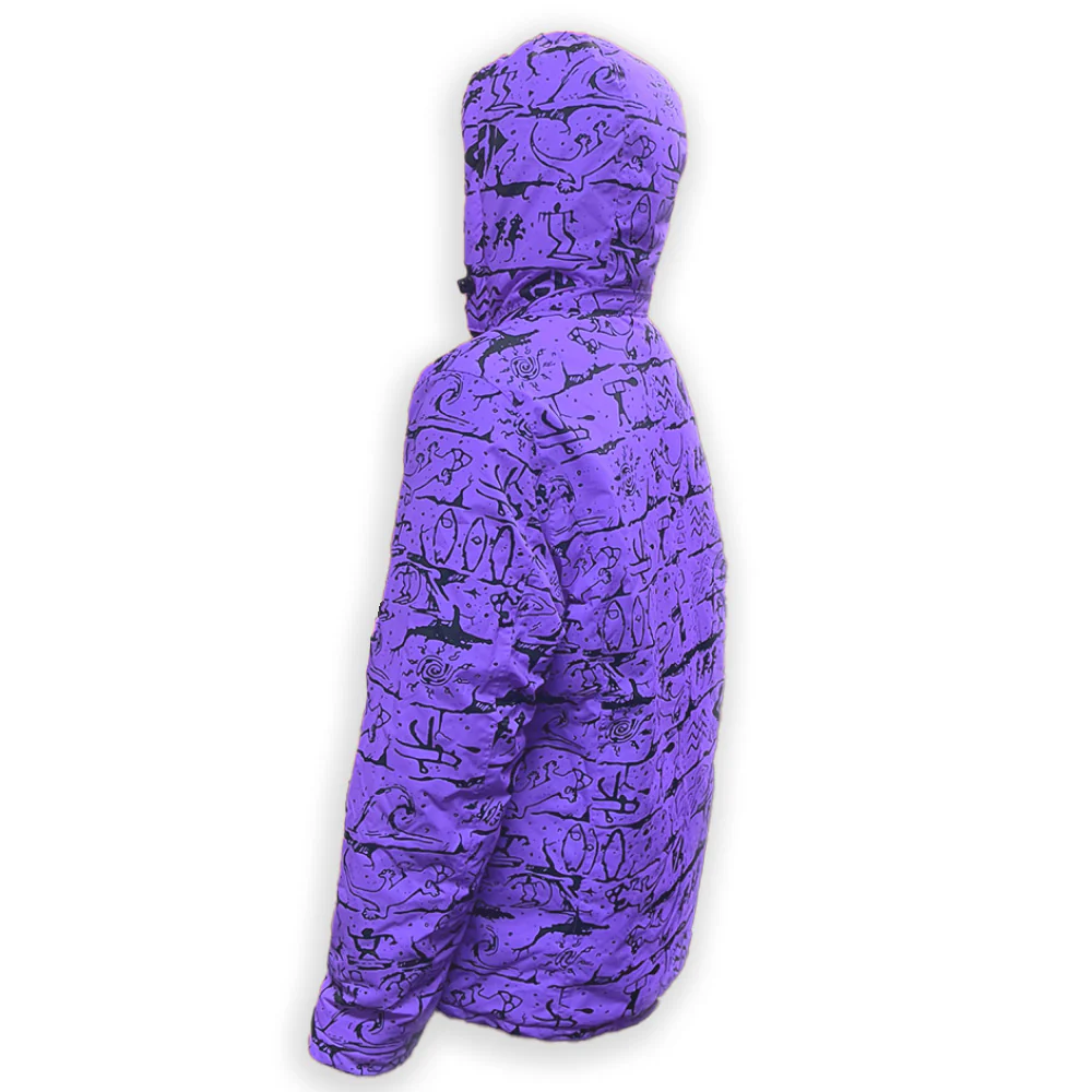 1980's Neon Purple Retro Jacket - Image 7