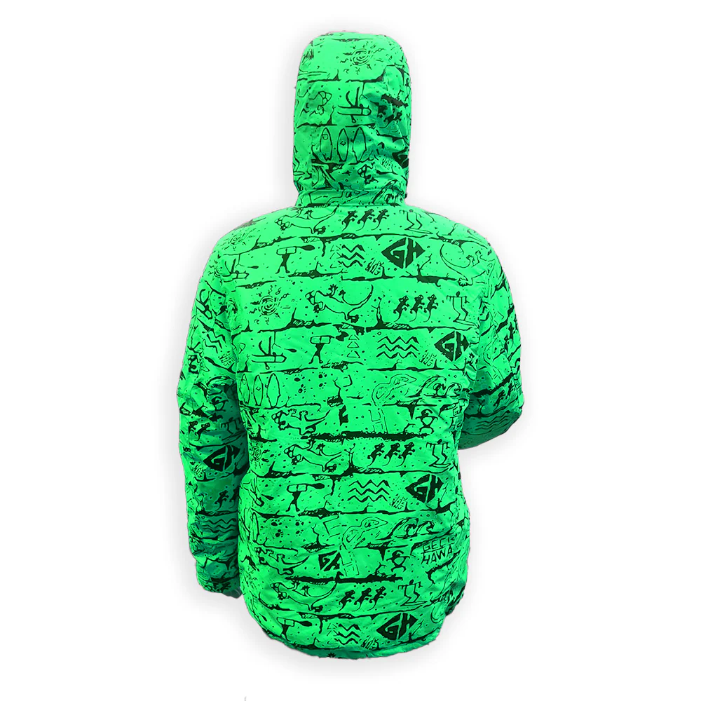 1980's Retro Jacket - Screamin' Neon Green - Image 4
