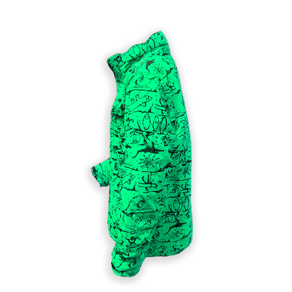 1980's Retro Jacket - Screamin' Neon Green - Image 7