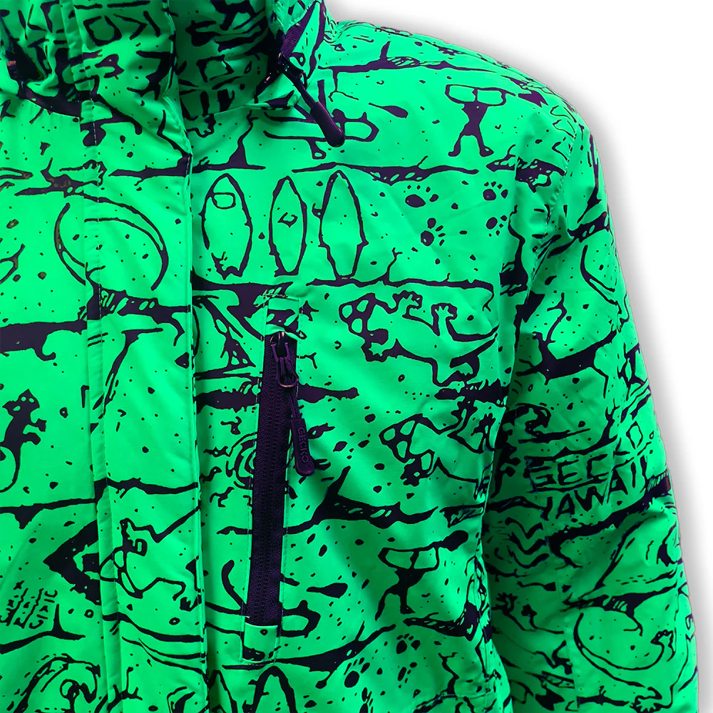 1980's Retro Jacket - Screamin' Neon Green - Image 9