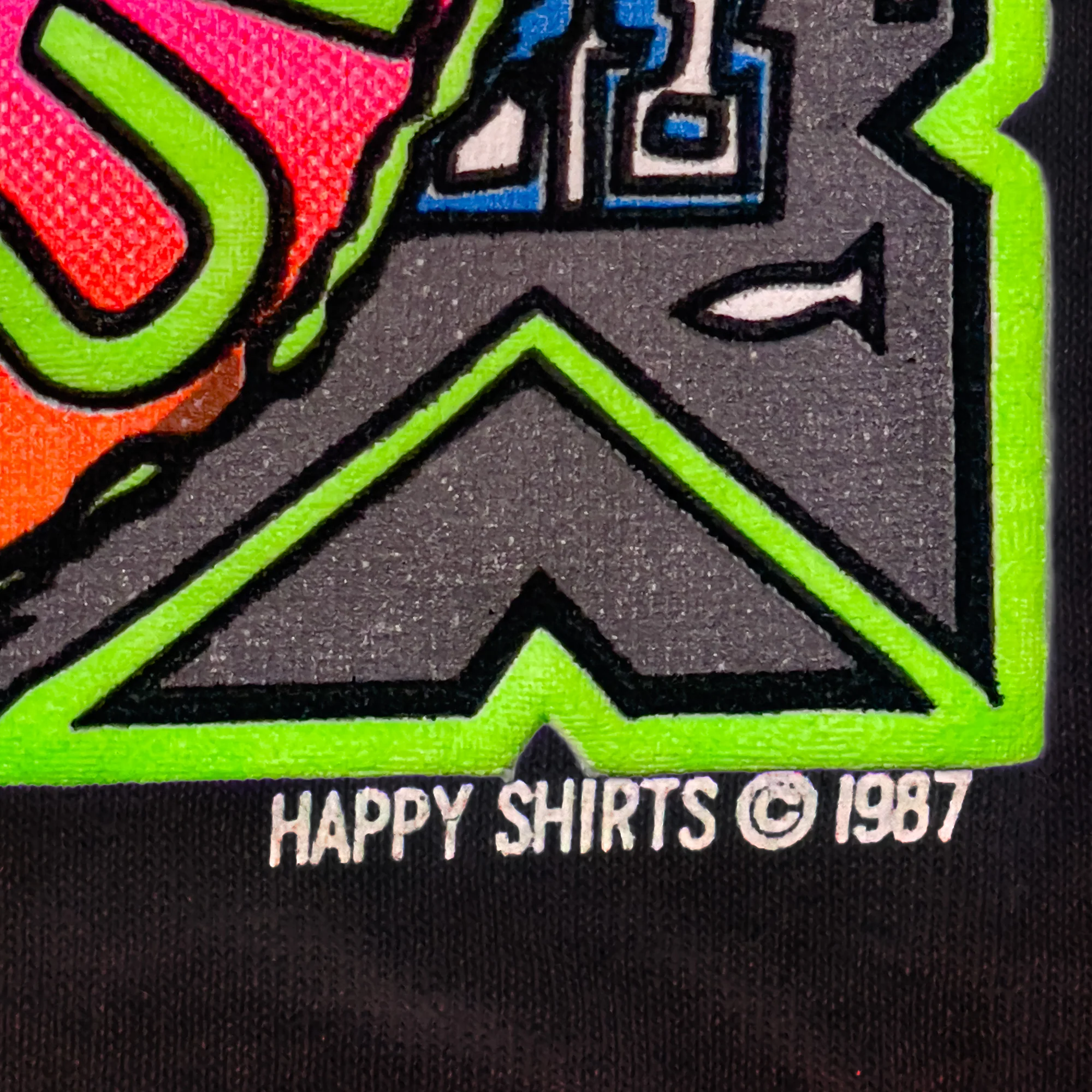 1987 Wild Gecko Islands Black Tank Top - Image 5