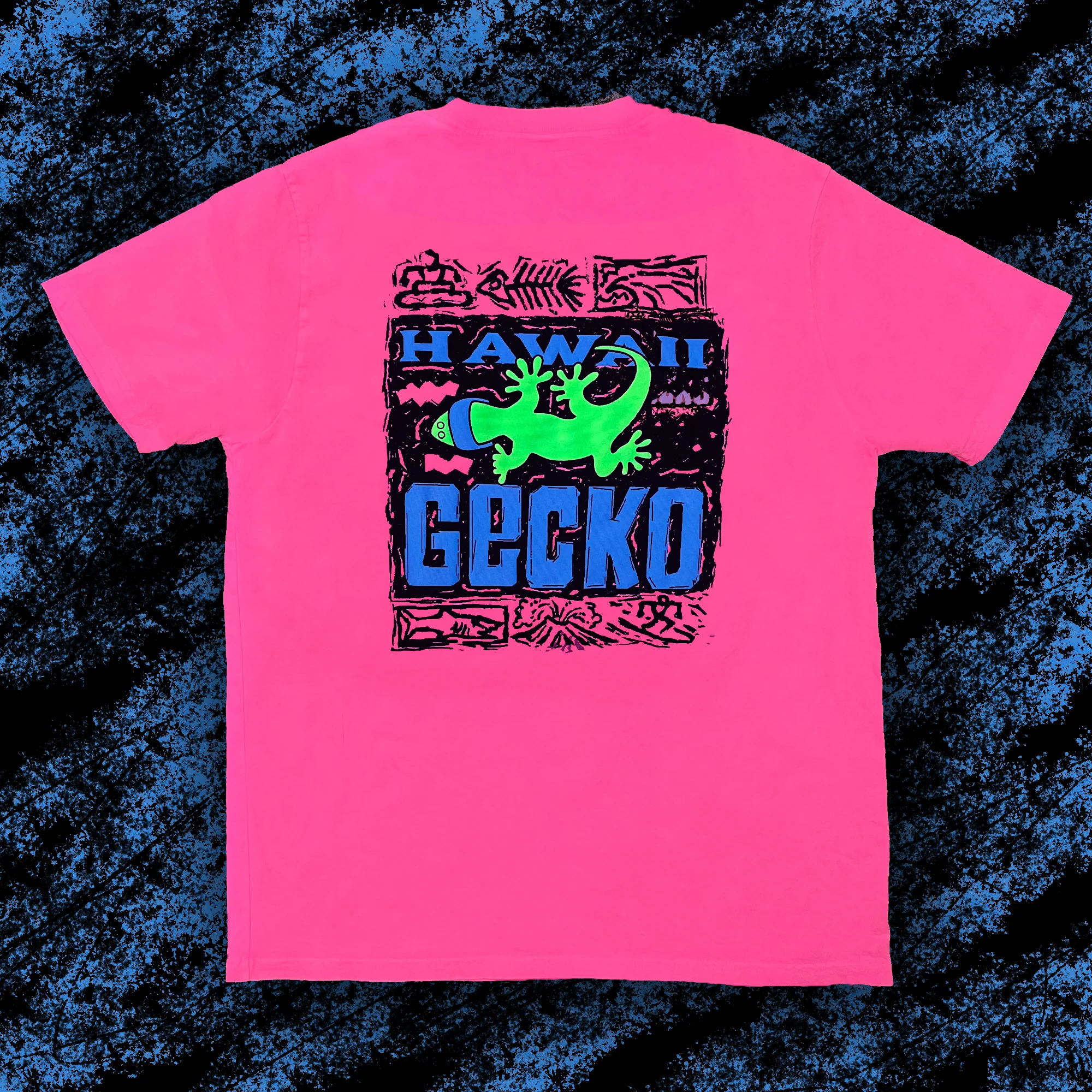 1988 Gecko Bootleg - Hot Pink Neon Tee