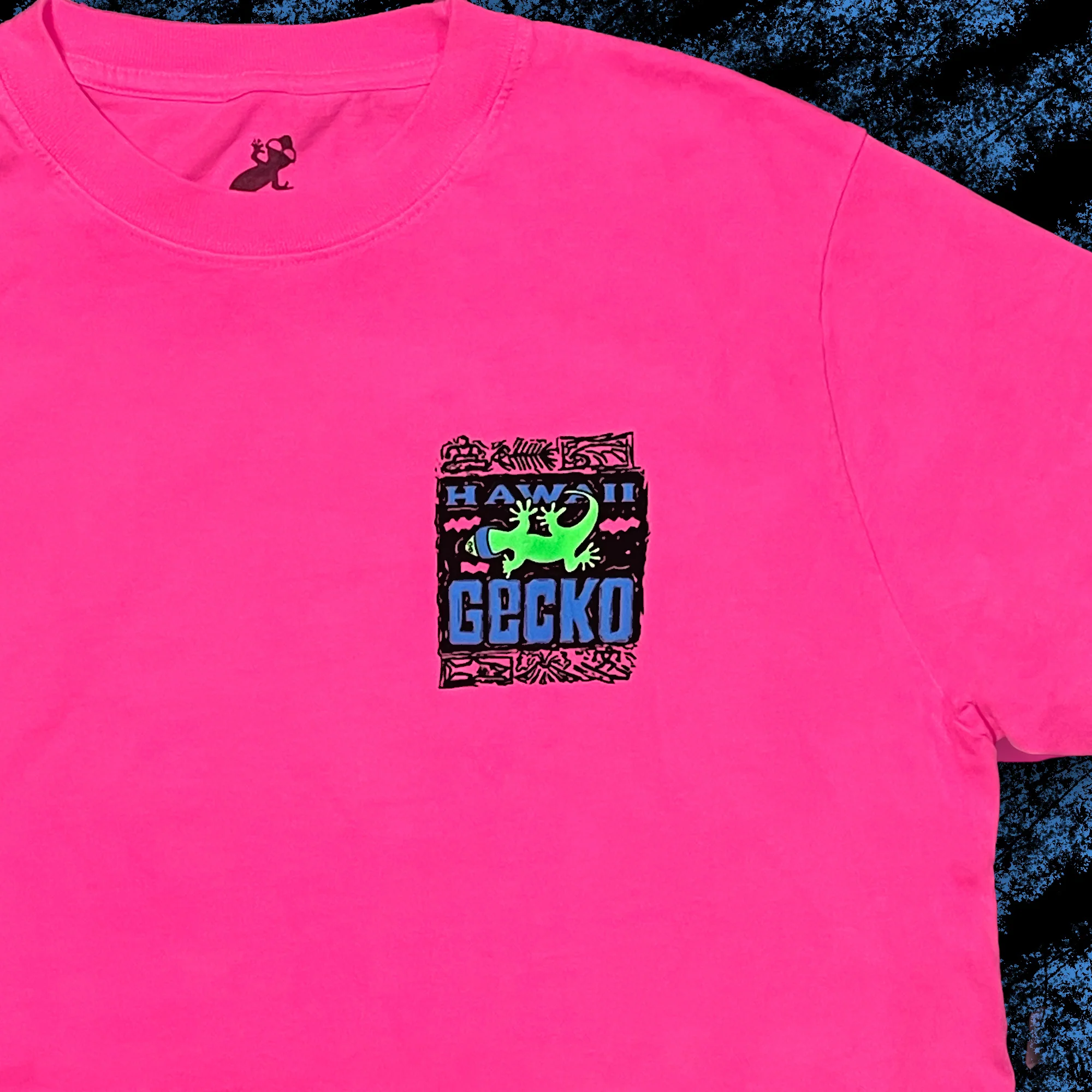 1988 Gecko Bootleg - Hot Pink Neon Tee - Image 3
