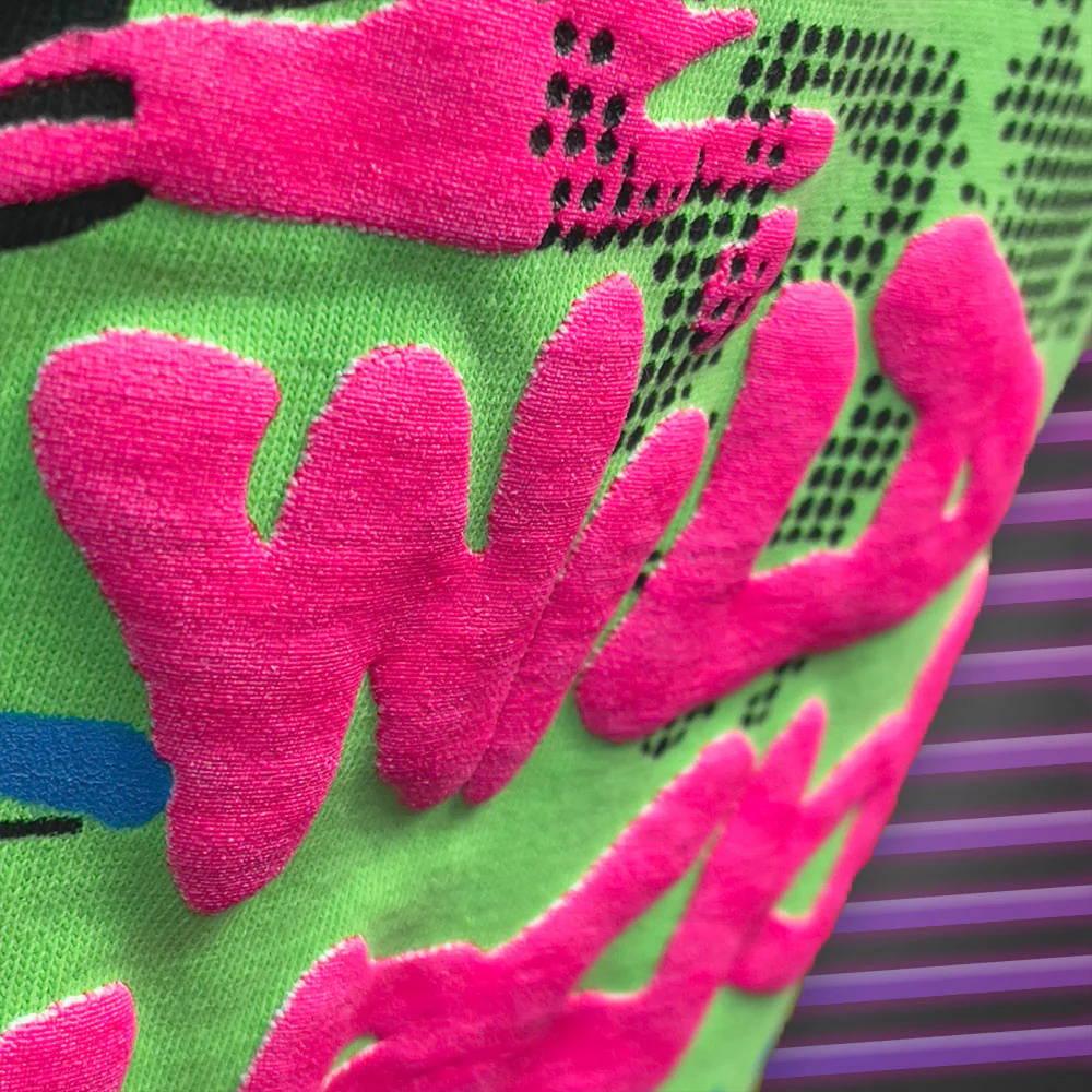 Secret 1988 Gecko Graffiti Neon Green (Single Stitch) - Image 4