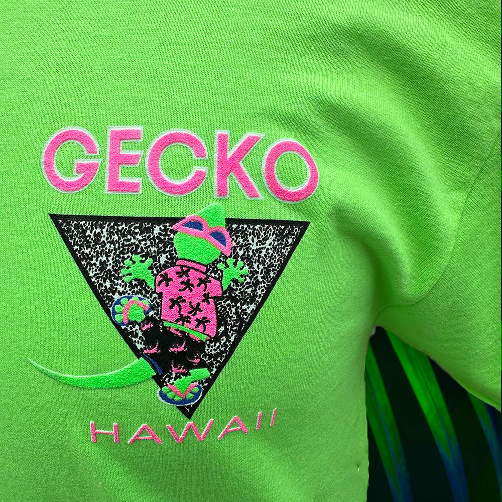 1988 Gecko In Paradise - Neon Green Limited Edition Tee - Image 10
