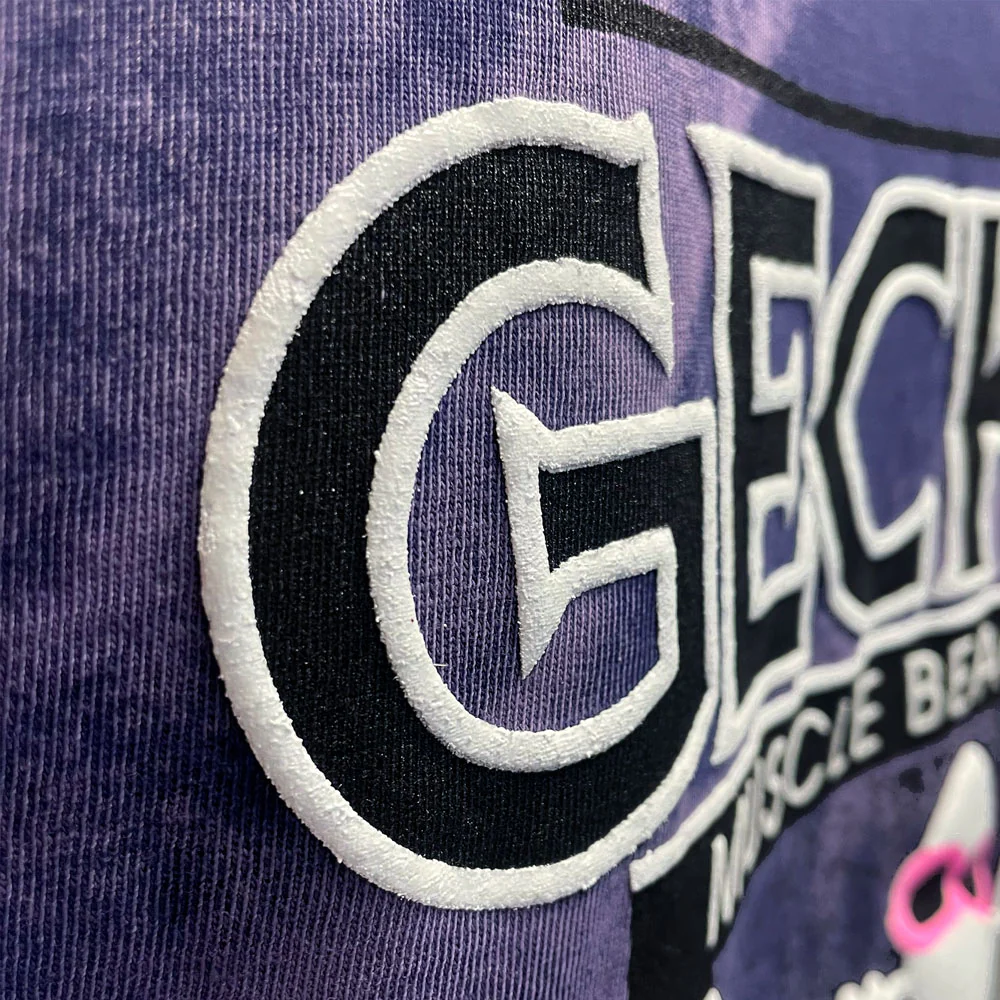 1988 Gecko Muscle Beach - Secret Colorway Acid Wash Tee - Image 5