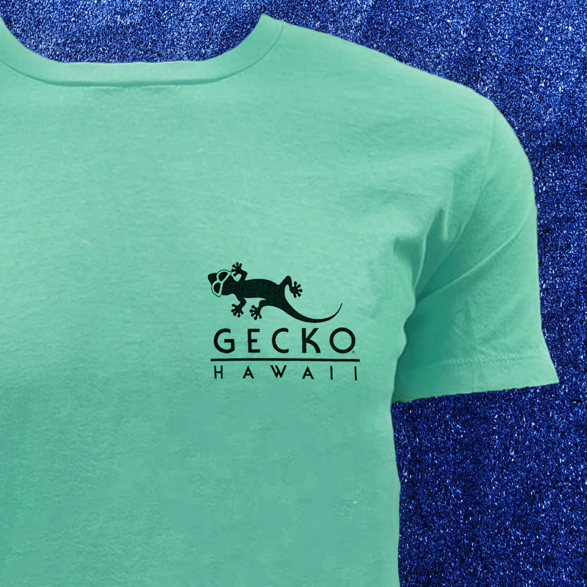 1988 Gecko Surf Wax -  Green to Yellow HyperFlash Tee - Image 6