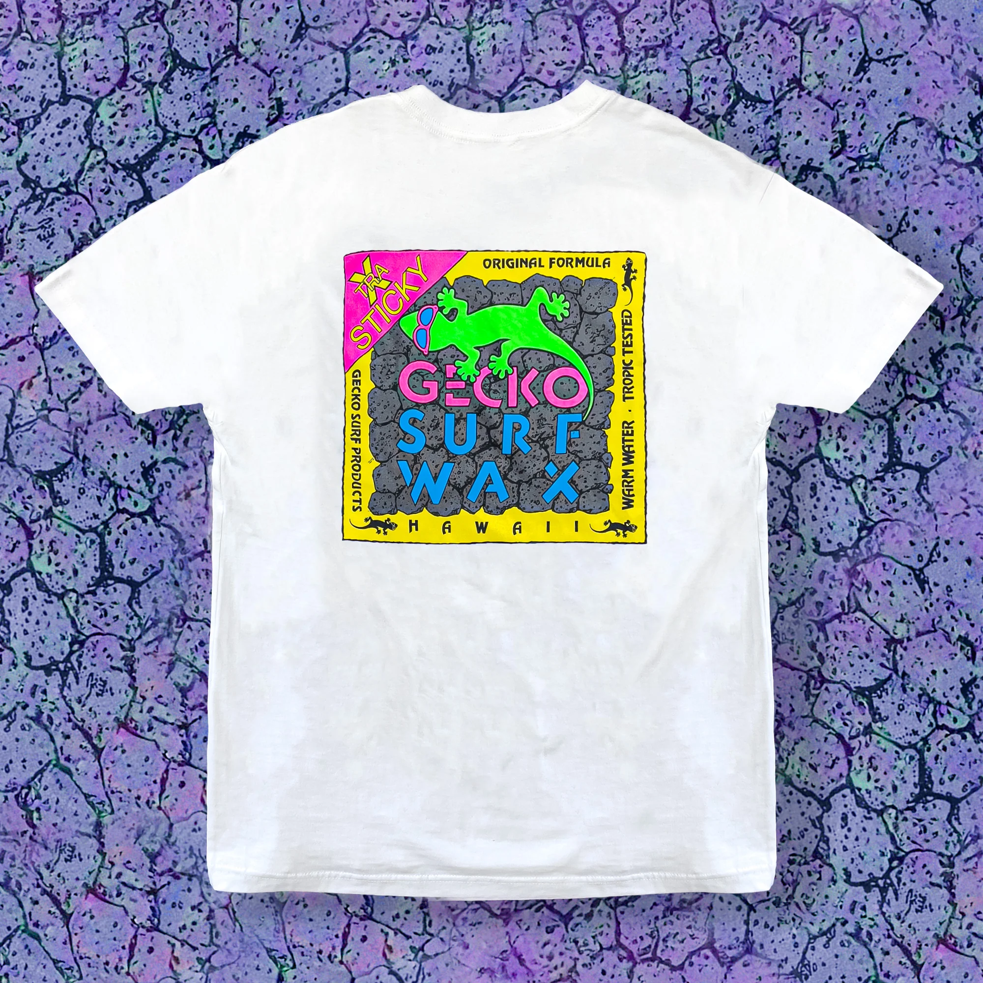 1988 Gecko Surf Wax - Original White Tee - Image 6