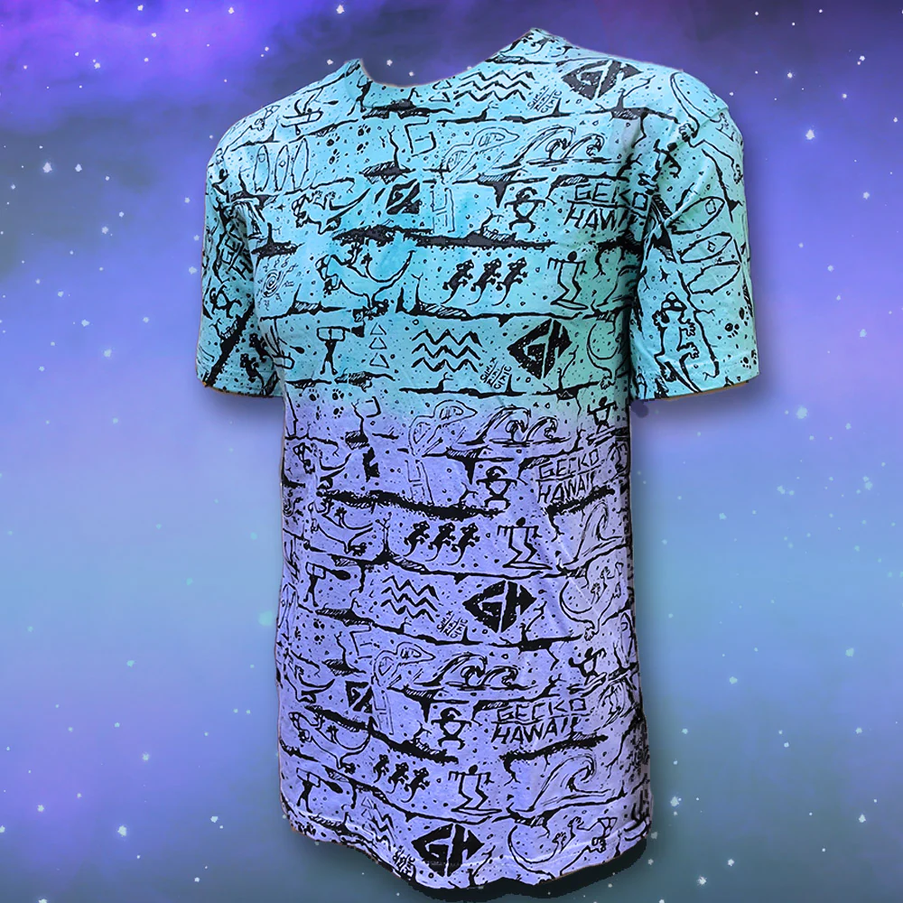 1988 Northern Lights Gecko Wall Tie-Dye - Image 3