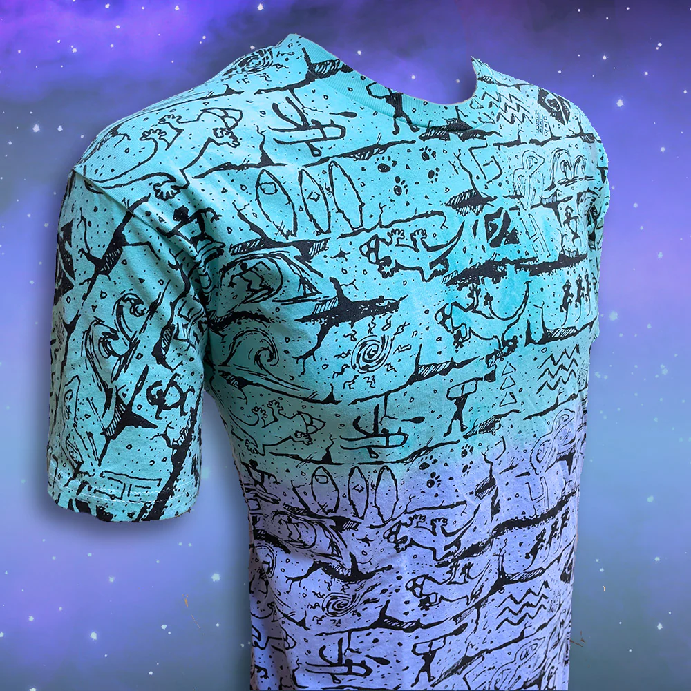 1988 Northern Lights Gecko Wall Tie-Dye - Image 4