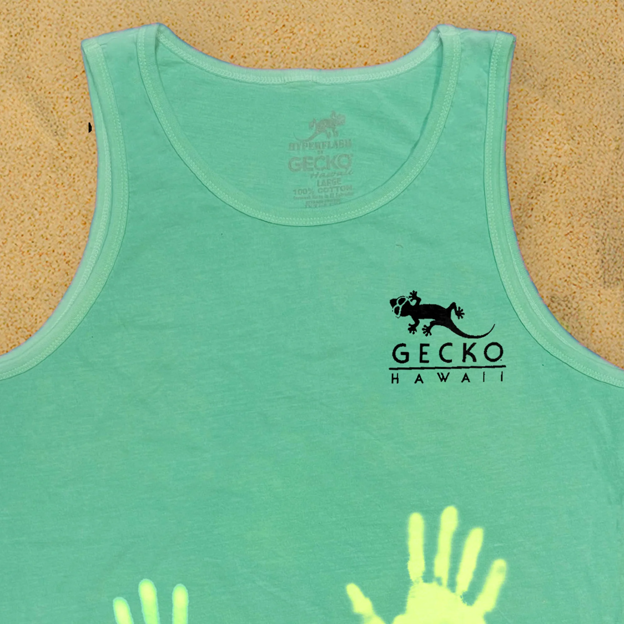 1989 Gecko Beach HyperTank Green To Neon Yellow V1 - Image 5