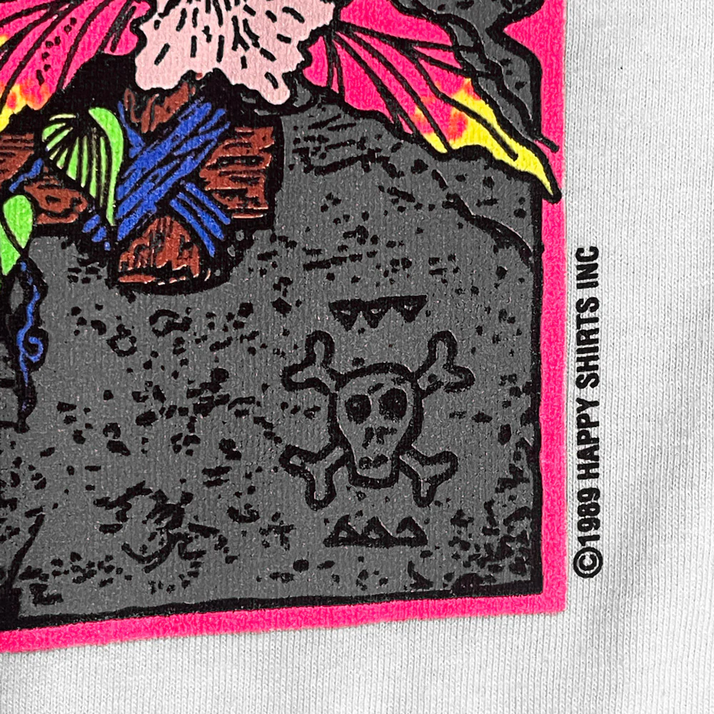 1989 Gecko Island Treasure White Hoodie - Image 5