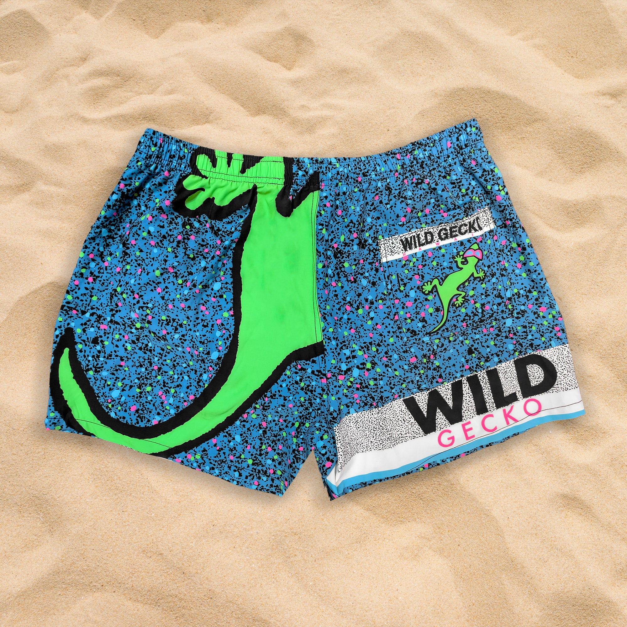 Iconic 1992 Gecko Wrap Blue Splatter Multiverse Volley - Image 2