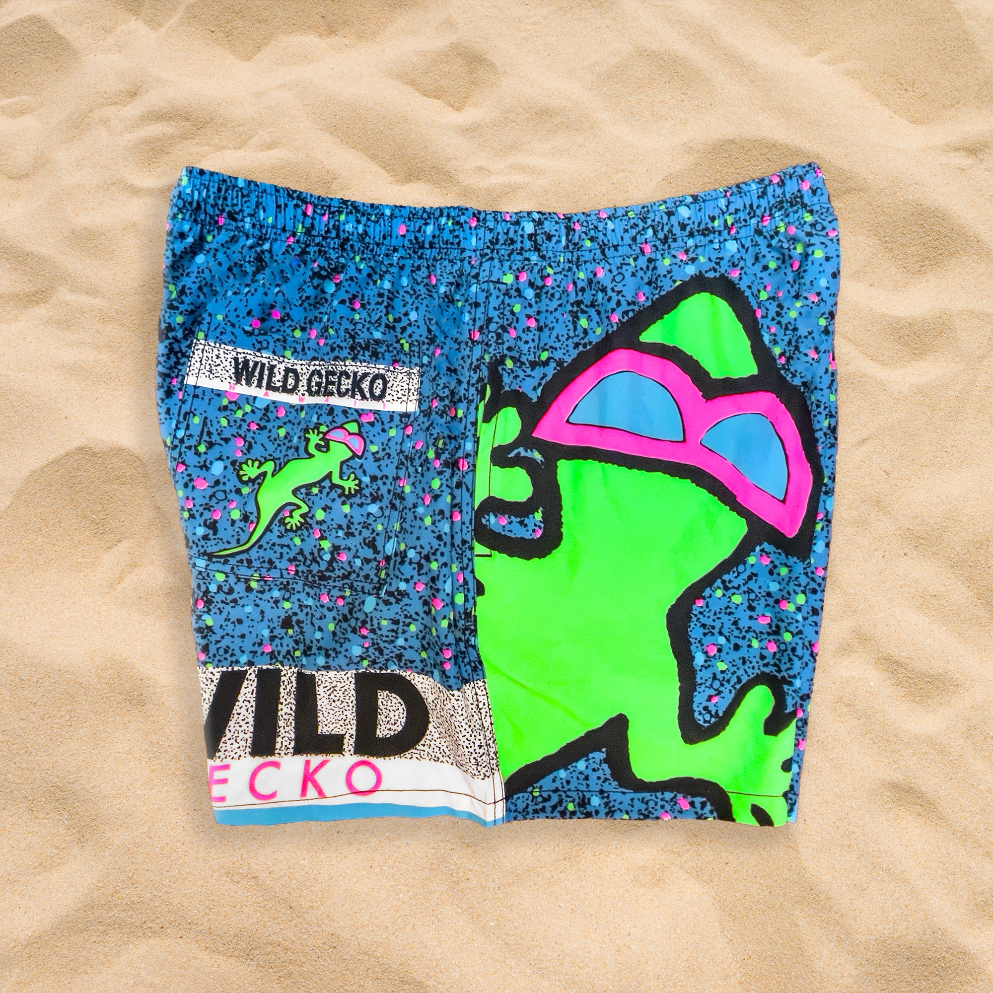Iconic 1992 Gecko Wrap Blue Splatter Multiverse Volley - Image 3