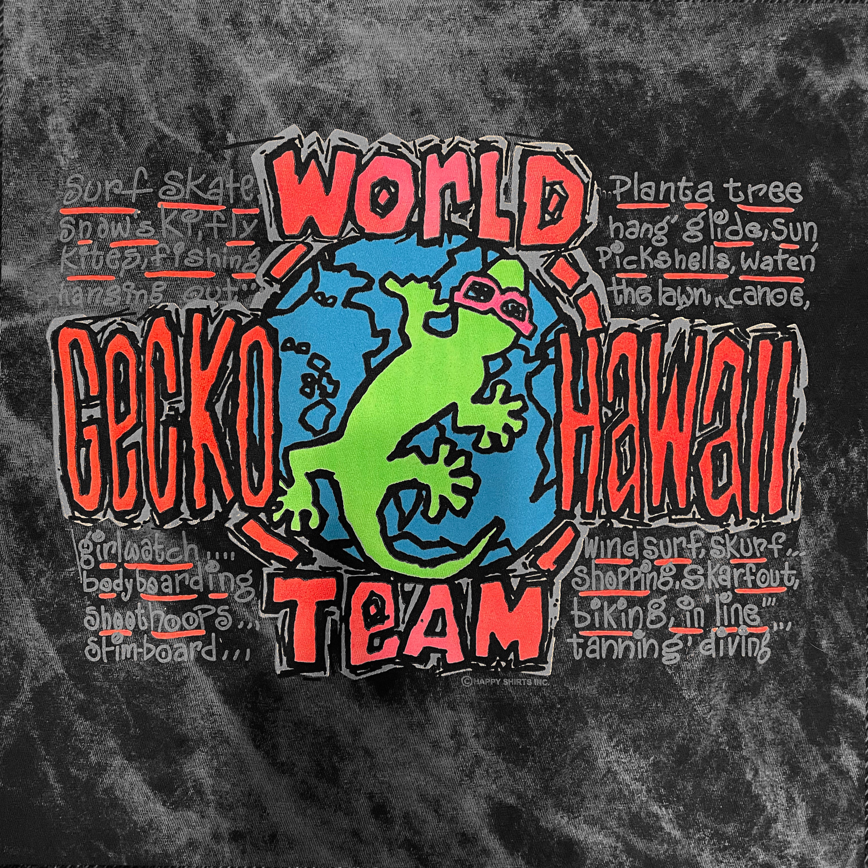 1989 Gecko World - Black Volcanic Acid Wash - Image 4