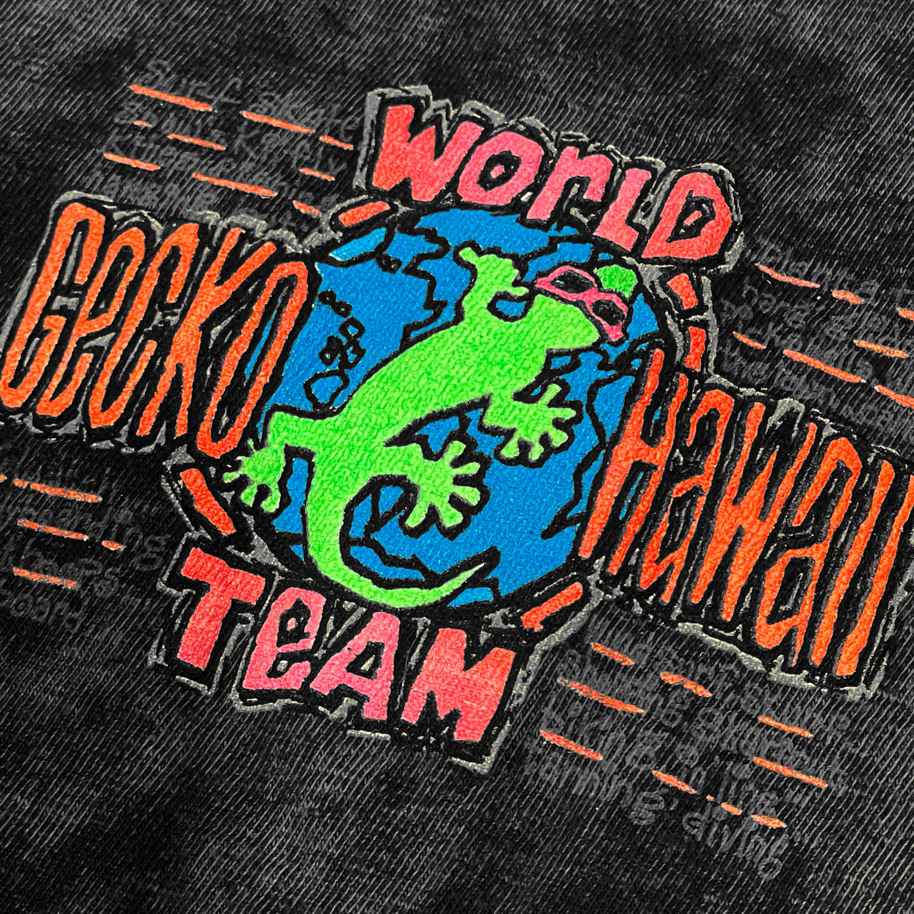 1989 Gecko World - Black Volcanic Acid Wash - Image 7