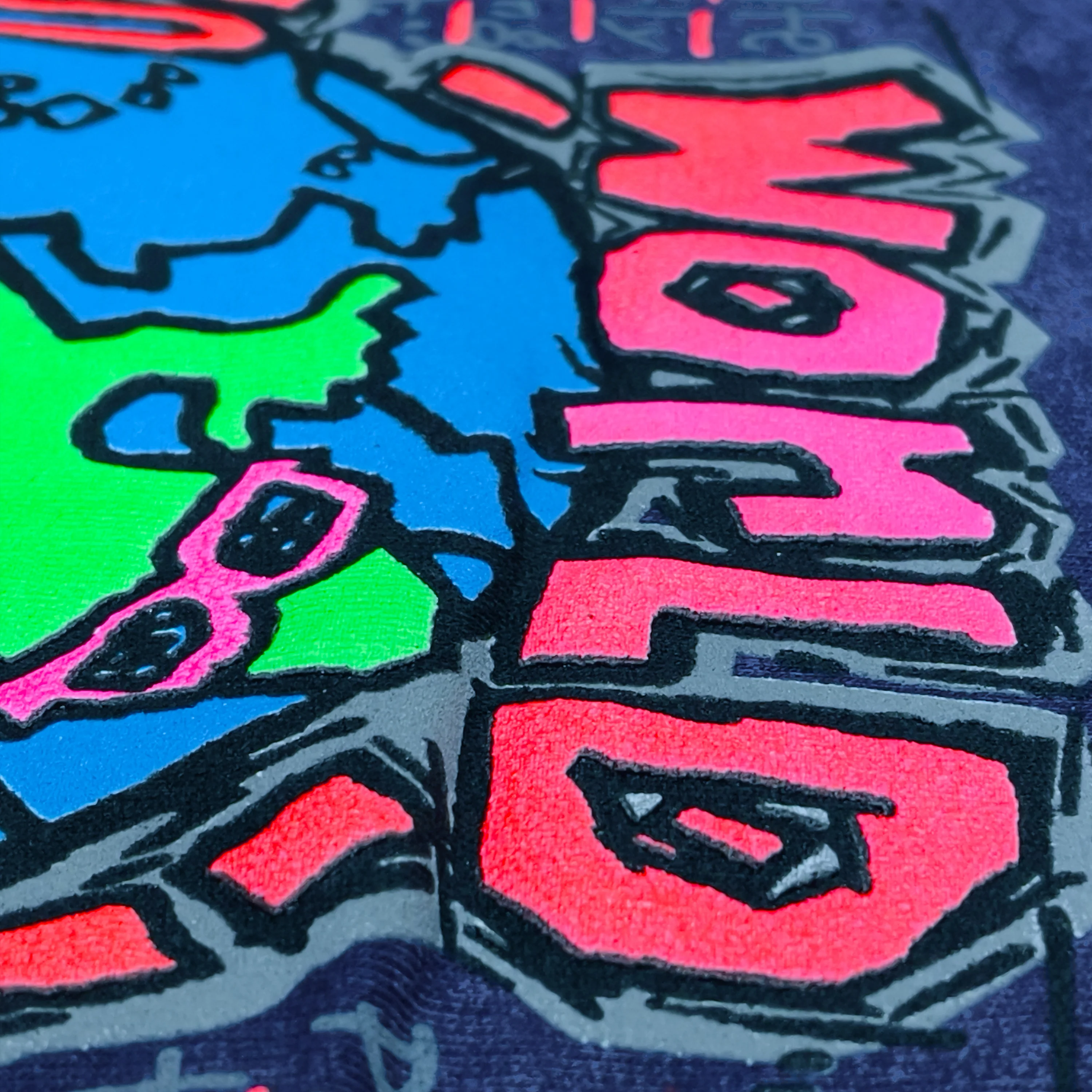 1989 Purple Acid Wash Gecko World Hoodie - Image 9
