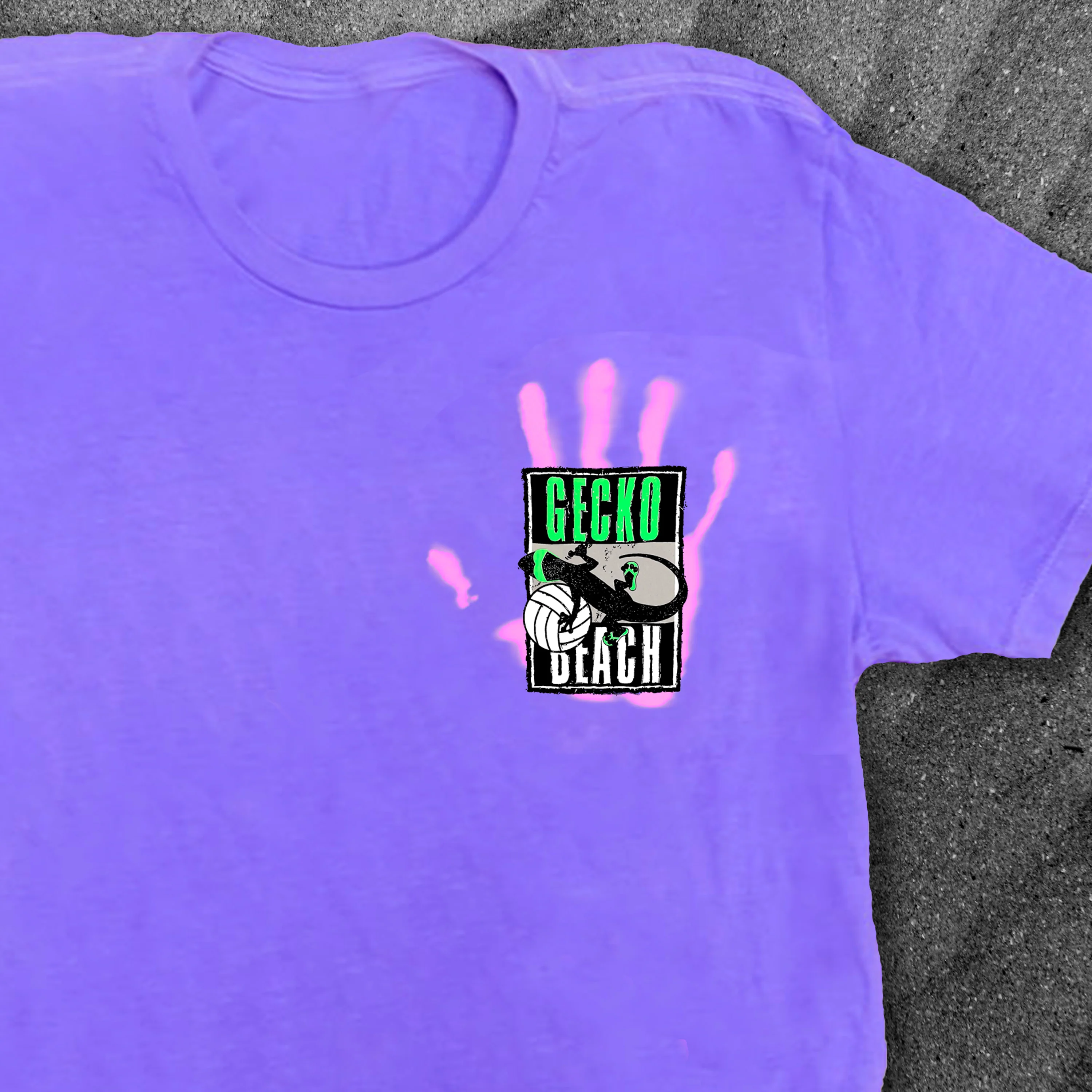 1989 Renegade Beach - Bootleg Hyper Flash Color Changing Tee - Image 3