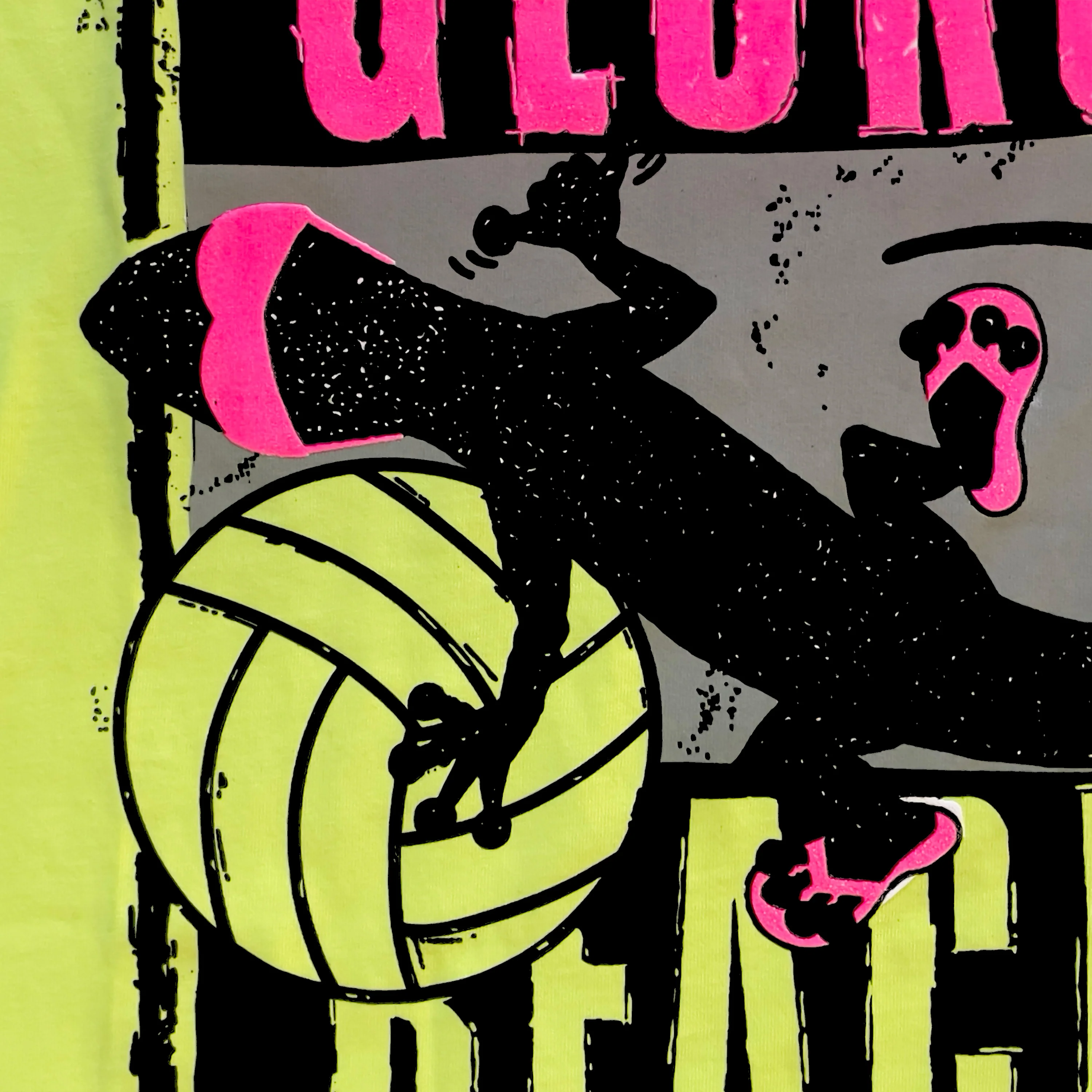 1989 Renegade Beach - Gecko Bootleg 4 - 1980's Neon Lemondade Tee - Image 4