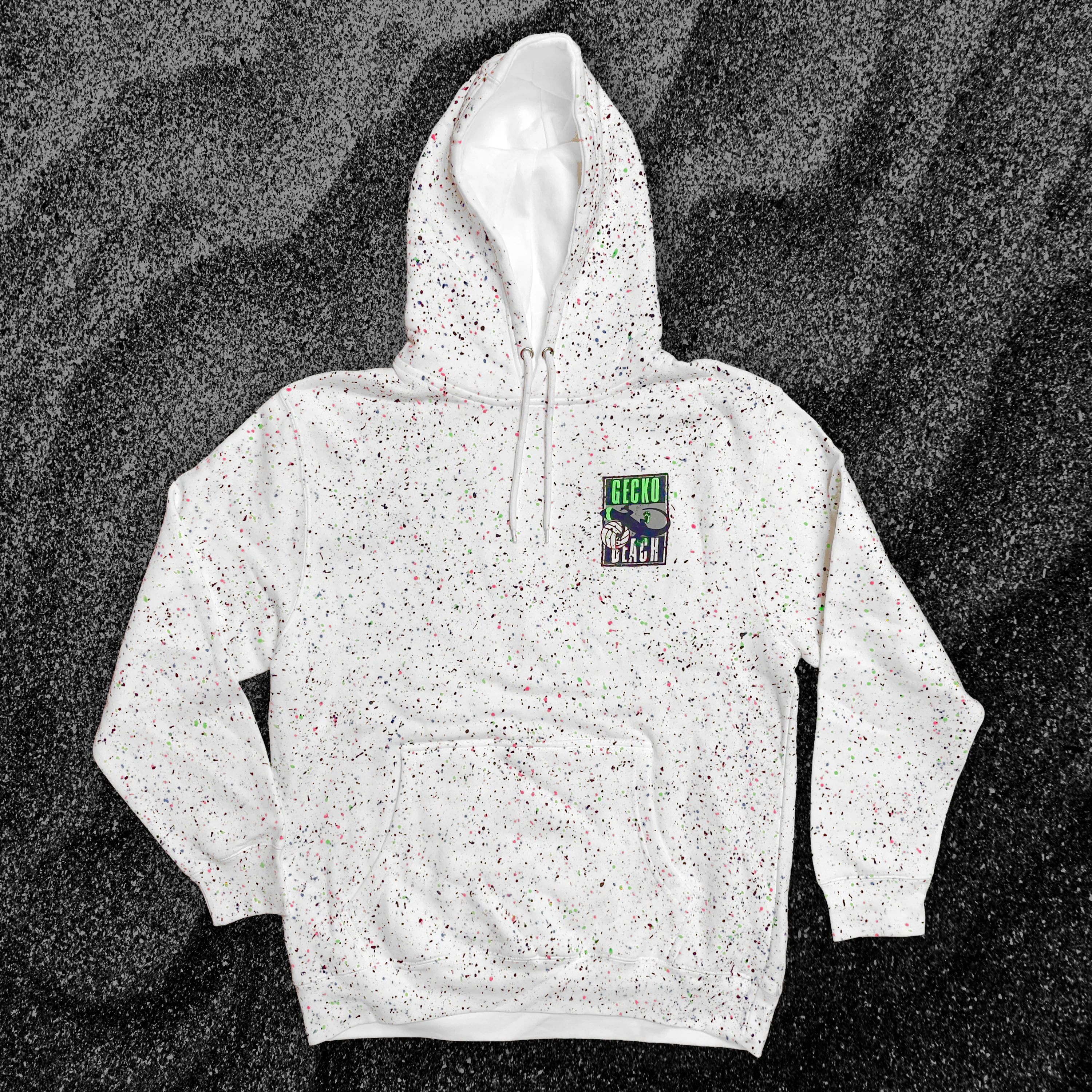 1989 Renegade Beach - Gecko Splatter Hoodie - Image 5