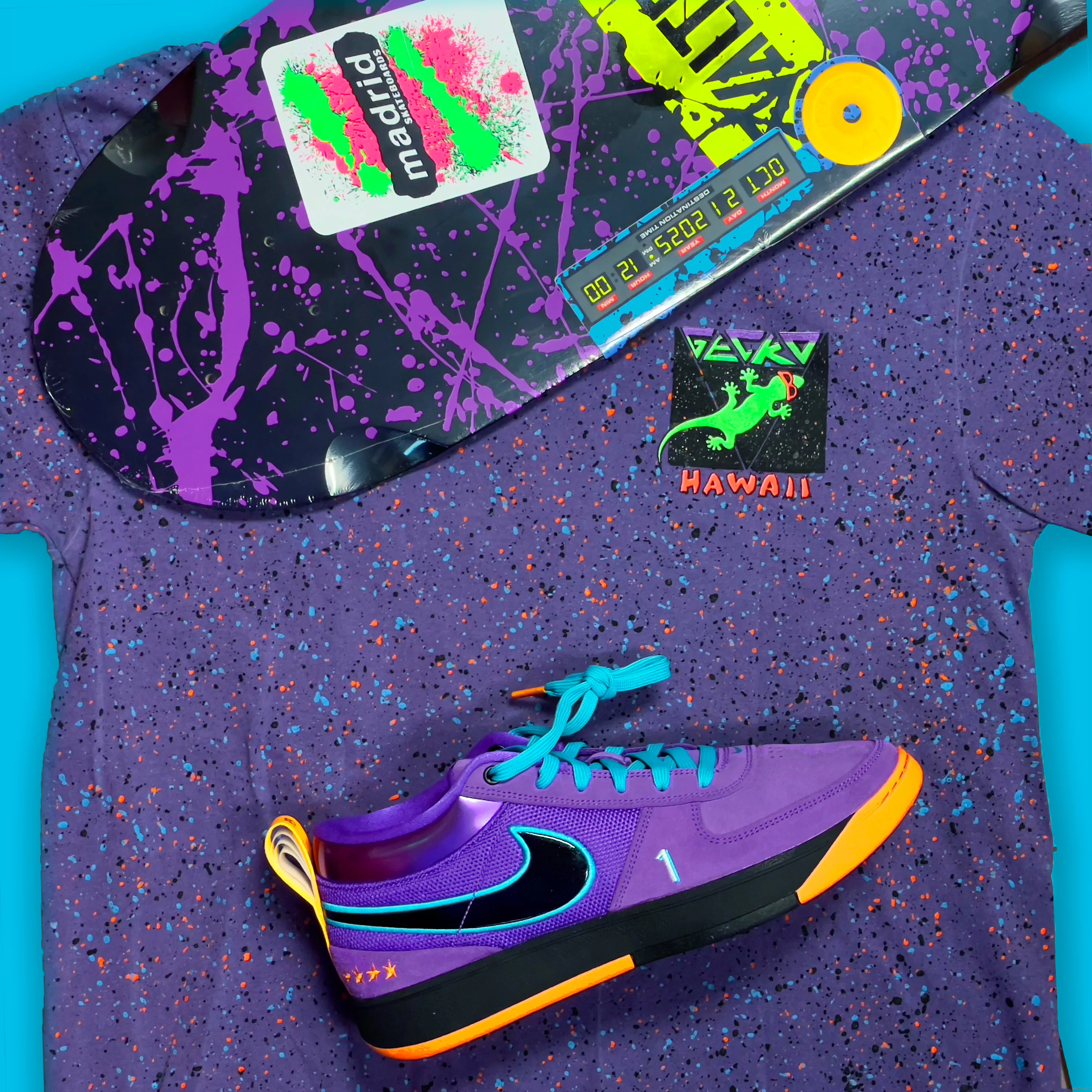 The 1989 Splatter Experiment - OJ/Purple/Blue - Limited Edition - Image 4