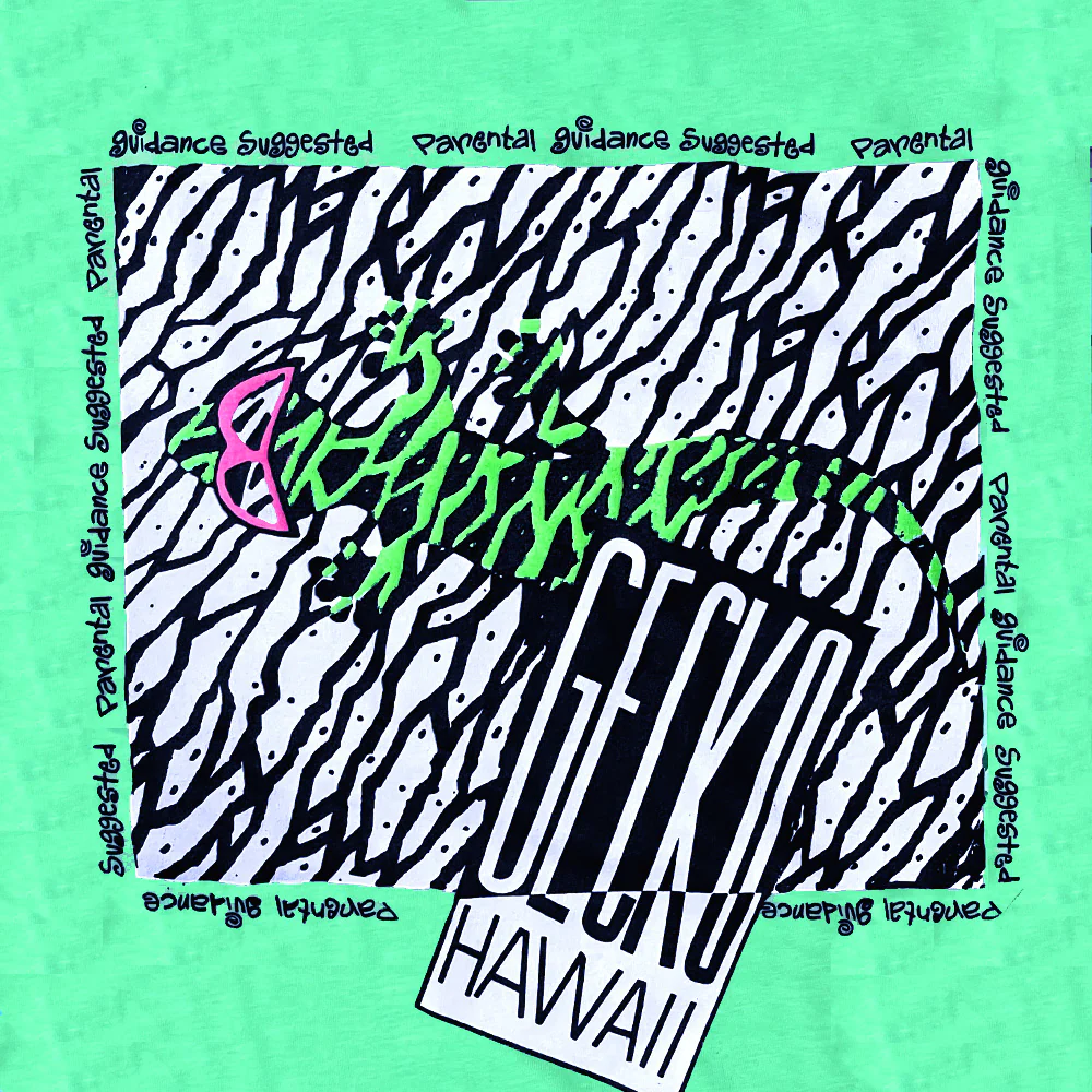 1990 Gecko PG - Neon Green HoodTEE - Image 3