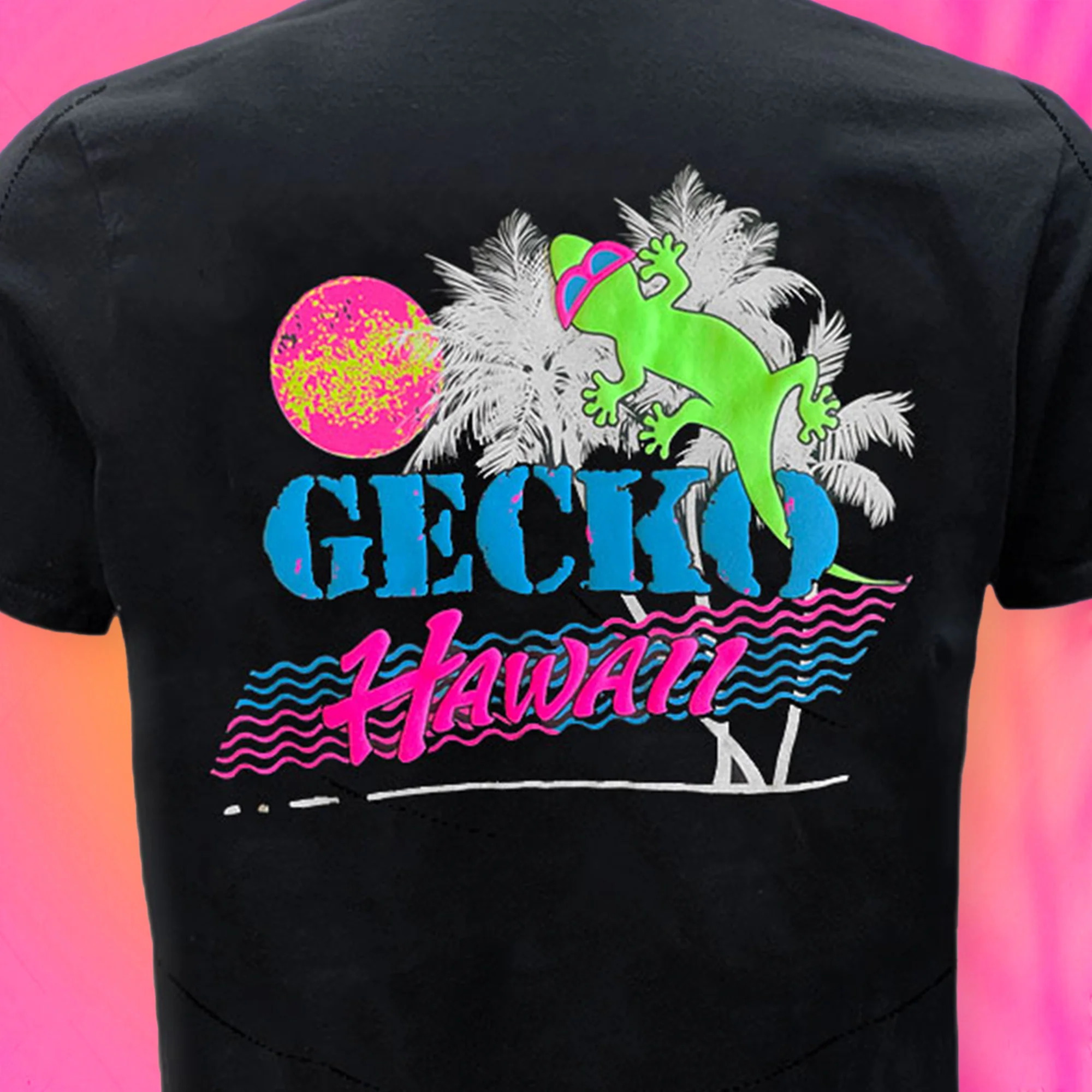 '86 Souvenir Palm - Black Tee - Image 3