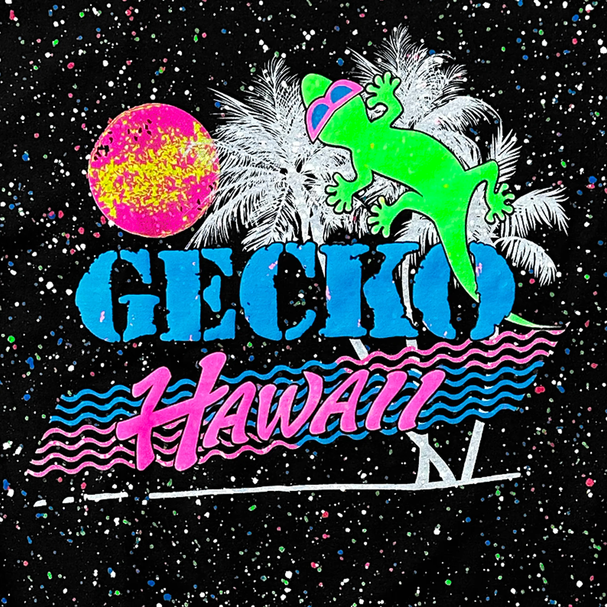 1986 Souvenir Palm - Glow In The Dark Retro Splatter Limited Edition - Image 4