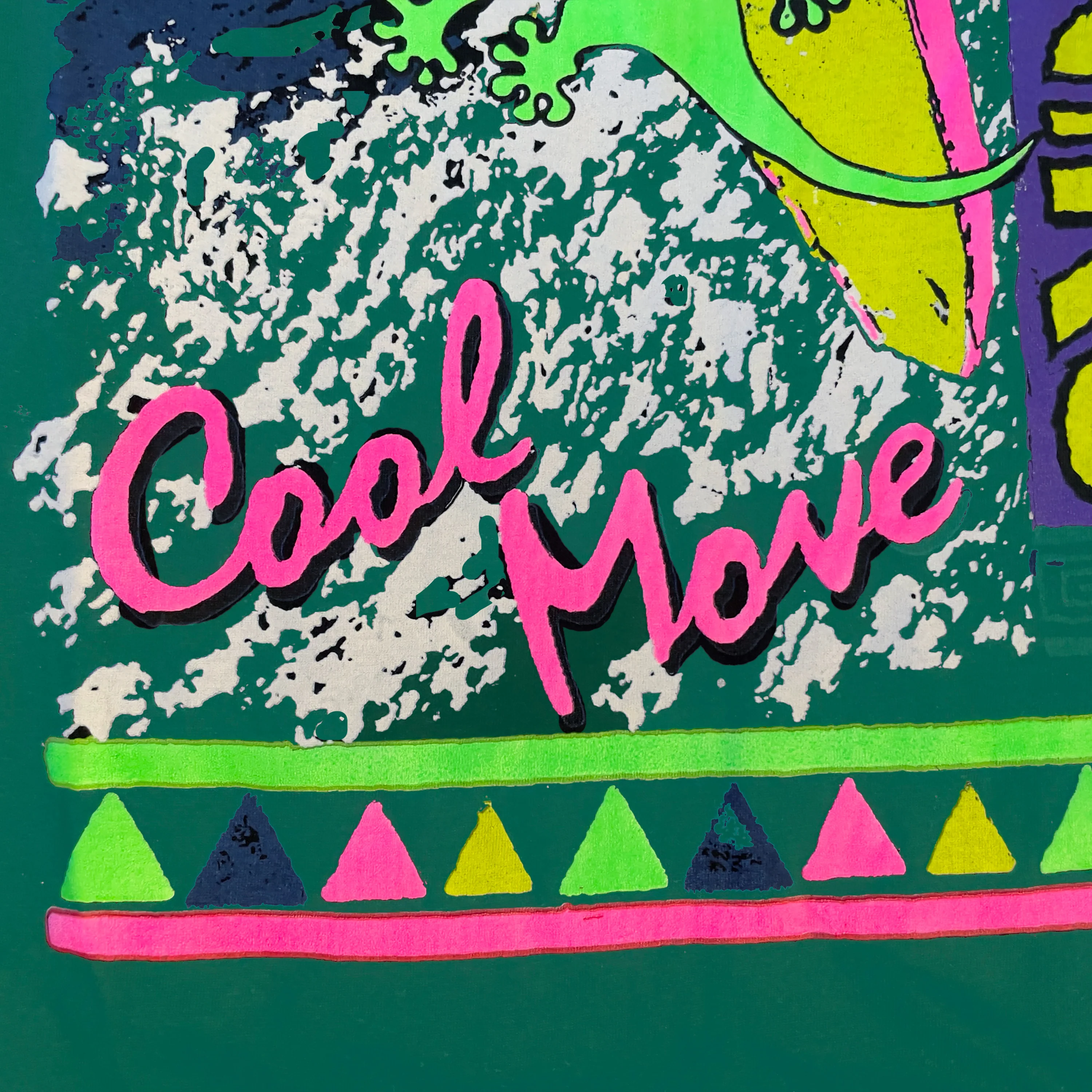 '89 Gecko Cool Move - Tropic Splash Green Pigment Dyed T-Shirt - Image 4