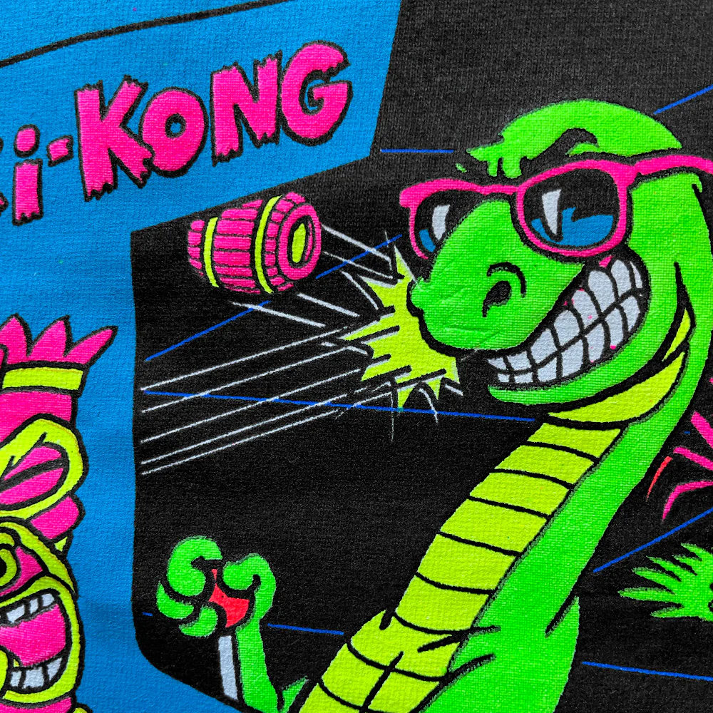 KIDS - Aloha Arcade Black Tee - Image 6