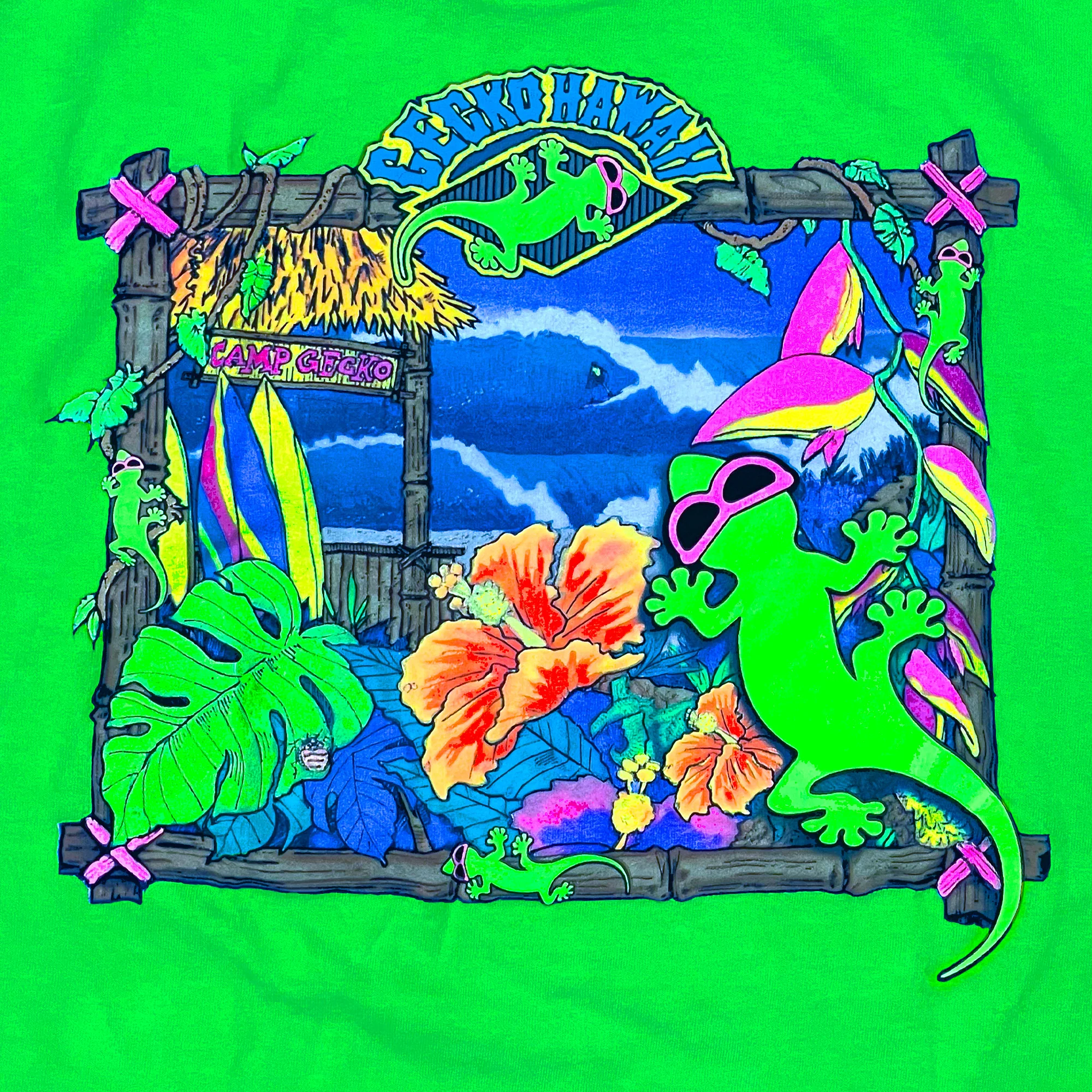 Camp Gecko '89 - 1980s Neon Green - Image 3