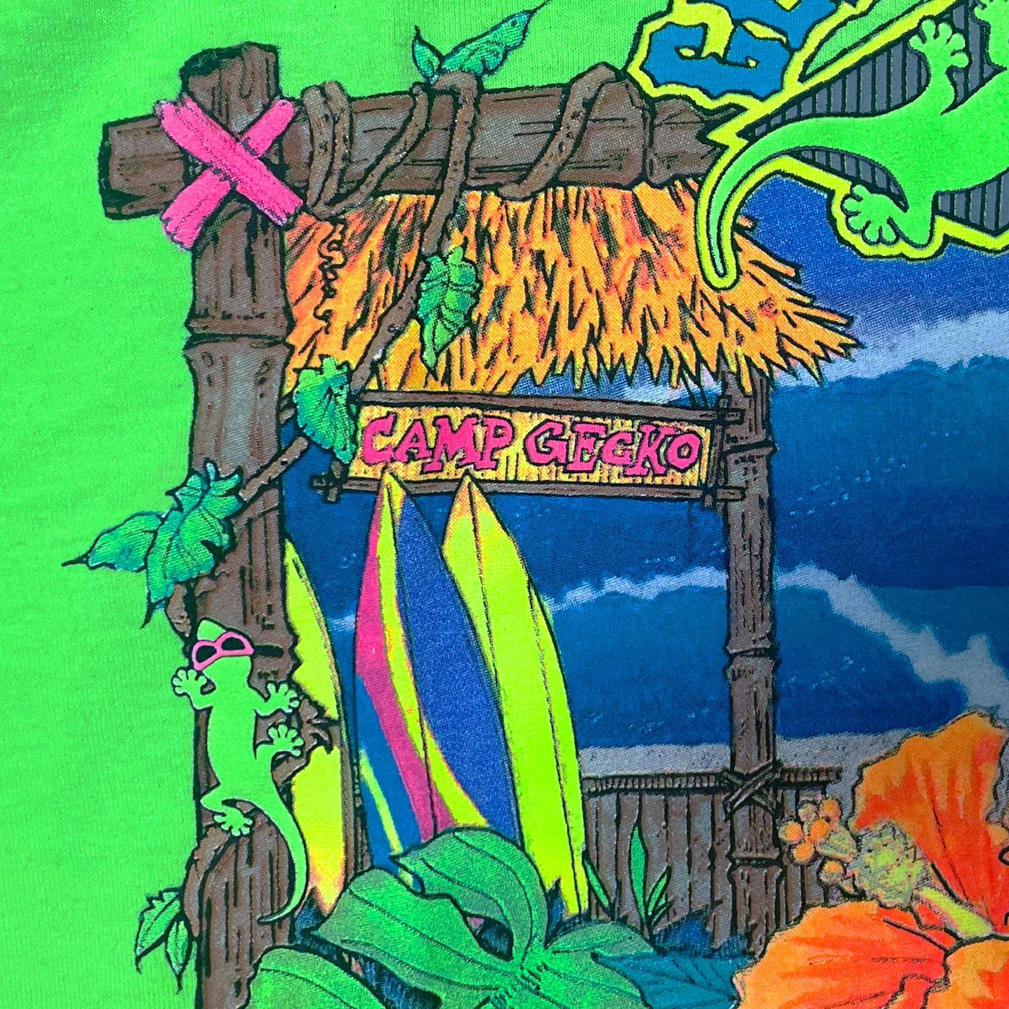 Camp Gecko '89 - 1980s Neon Green - Image 5