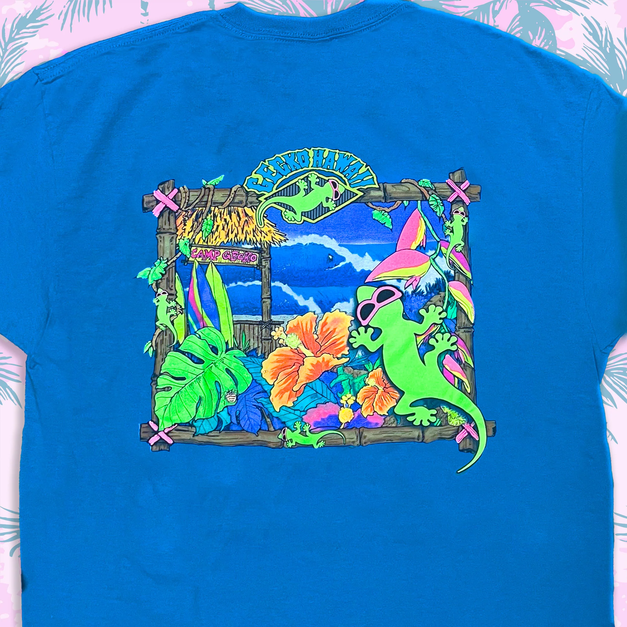 Camp Gecko '89 - Retro Royal Blue - Image 4