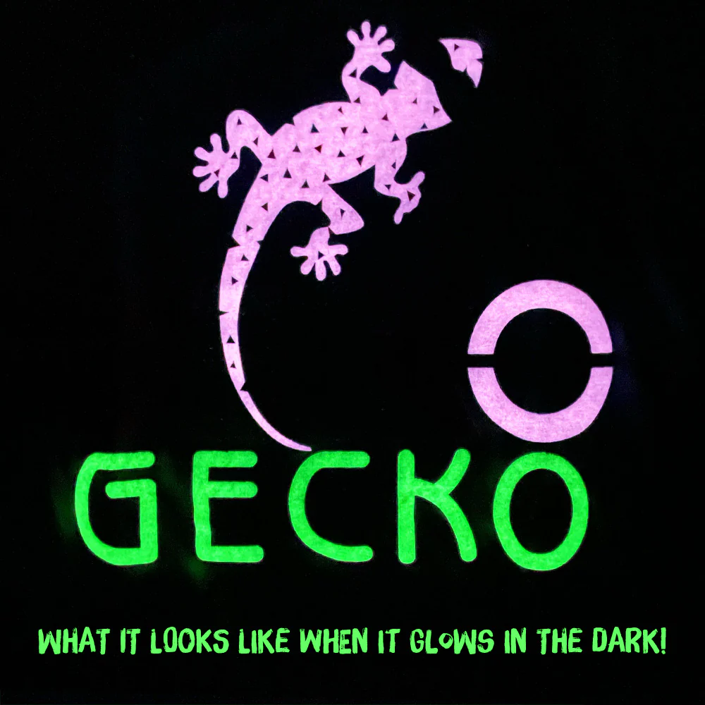 Deco Gecko - Black Tee - Image 3
