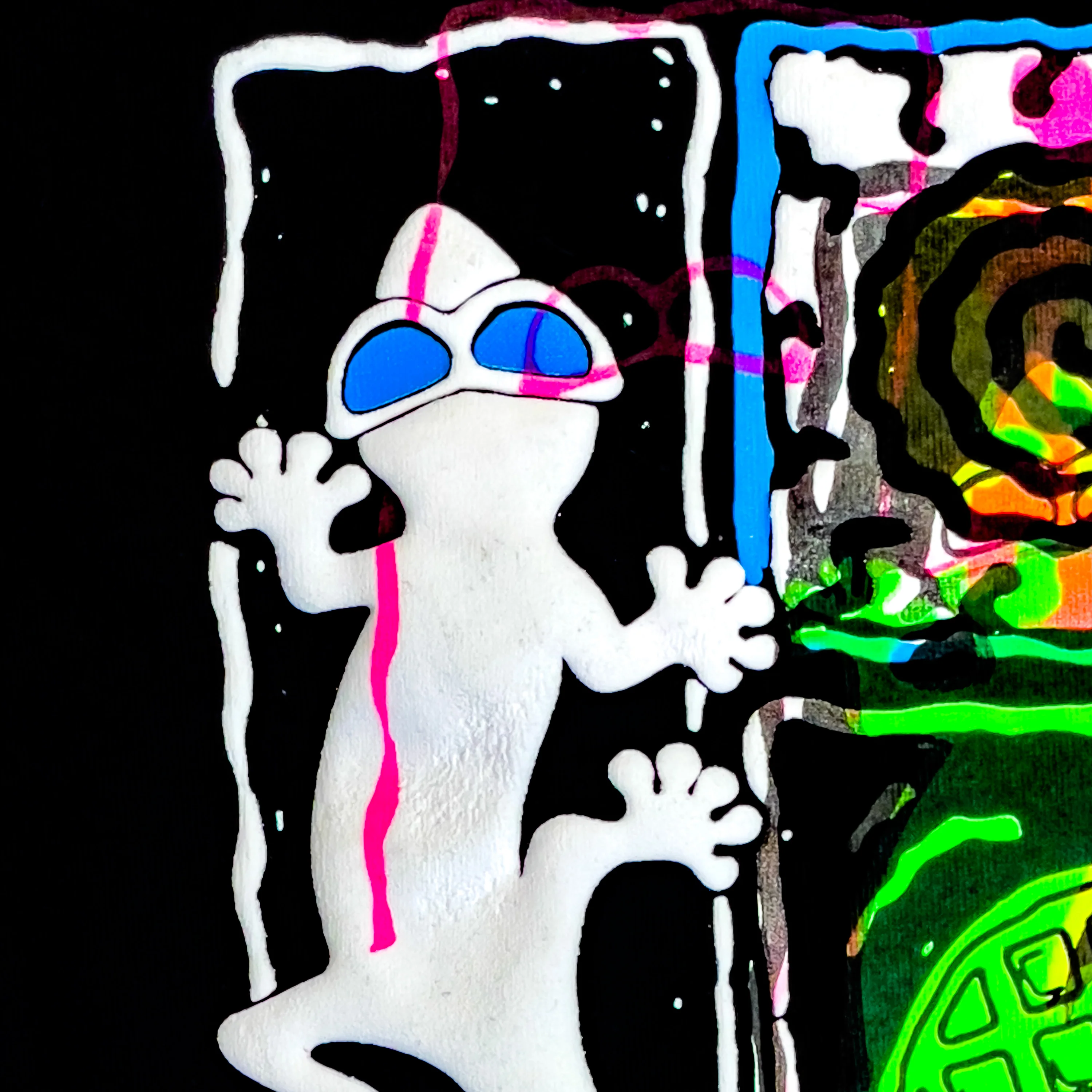 Gecko Art Project Tee #1 - Venice Is Breached - One of a Kind - Image 2