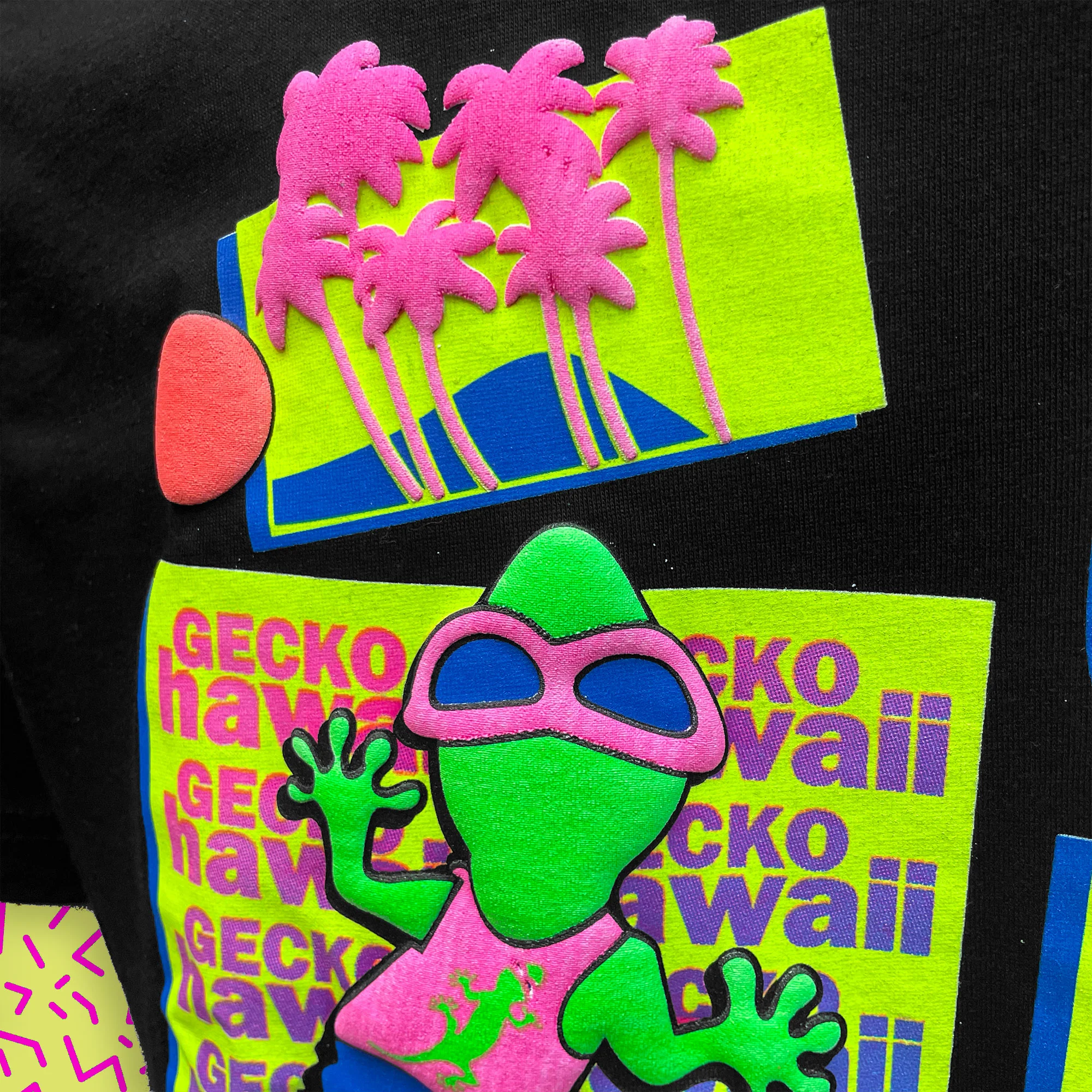 Bootleg Beach Postcard '89 - Black Tee - Image 3
