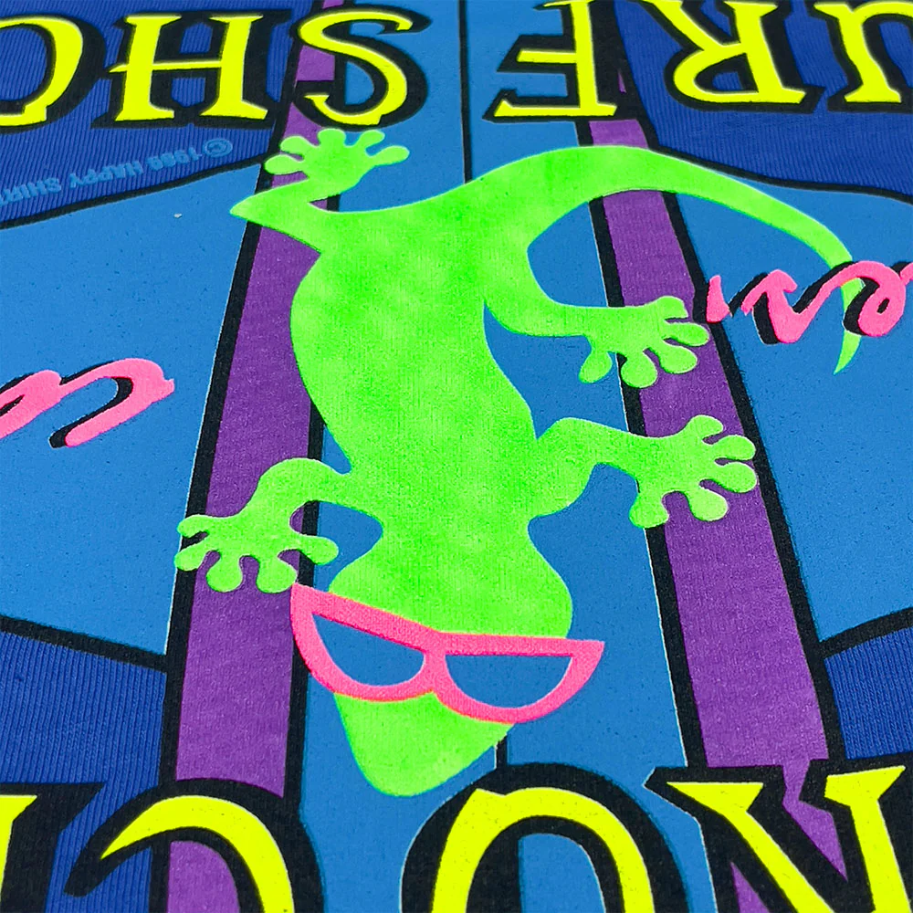 Gecko City Surf Shop 1989 - 80's Royal Blue - Image 3