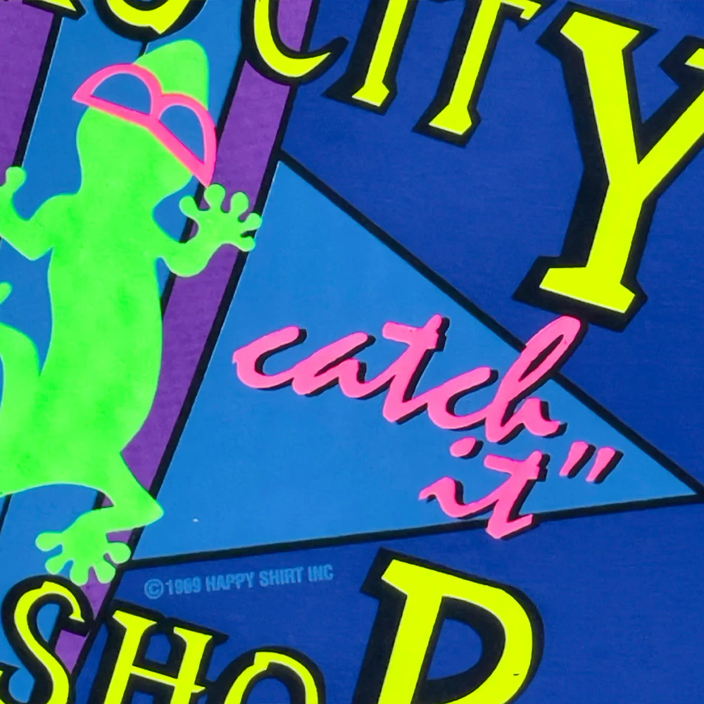 Gecko City Surf Shop 1989 - 80's Royal Blue - Image 5