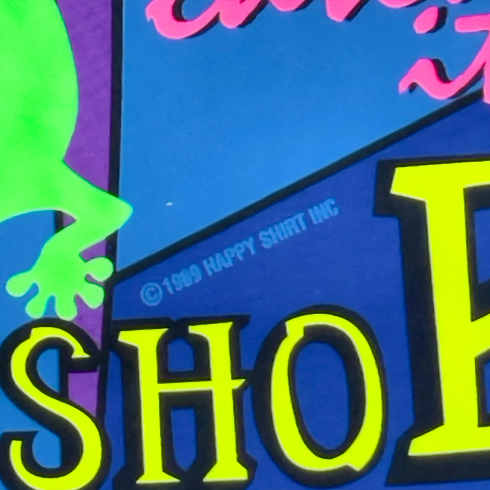 Gecko City Surf Shop 1989 - 80's Royal Blue - Image 6
