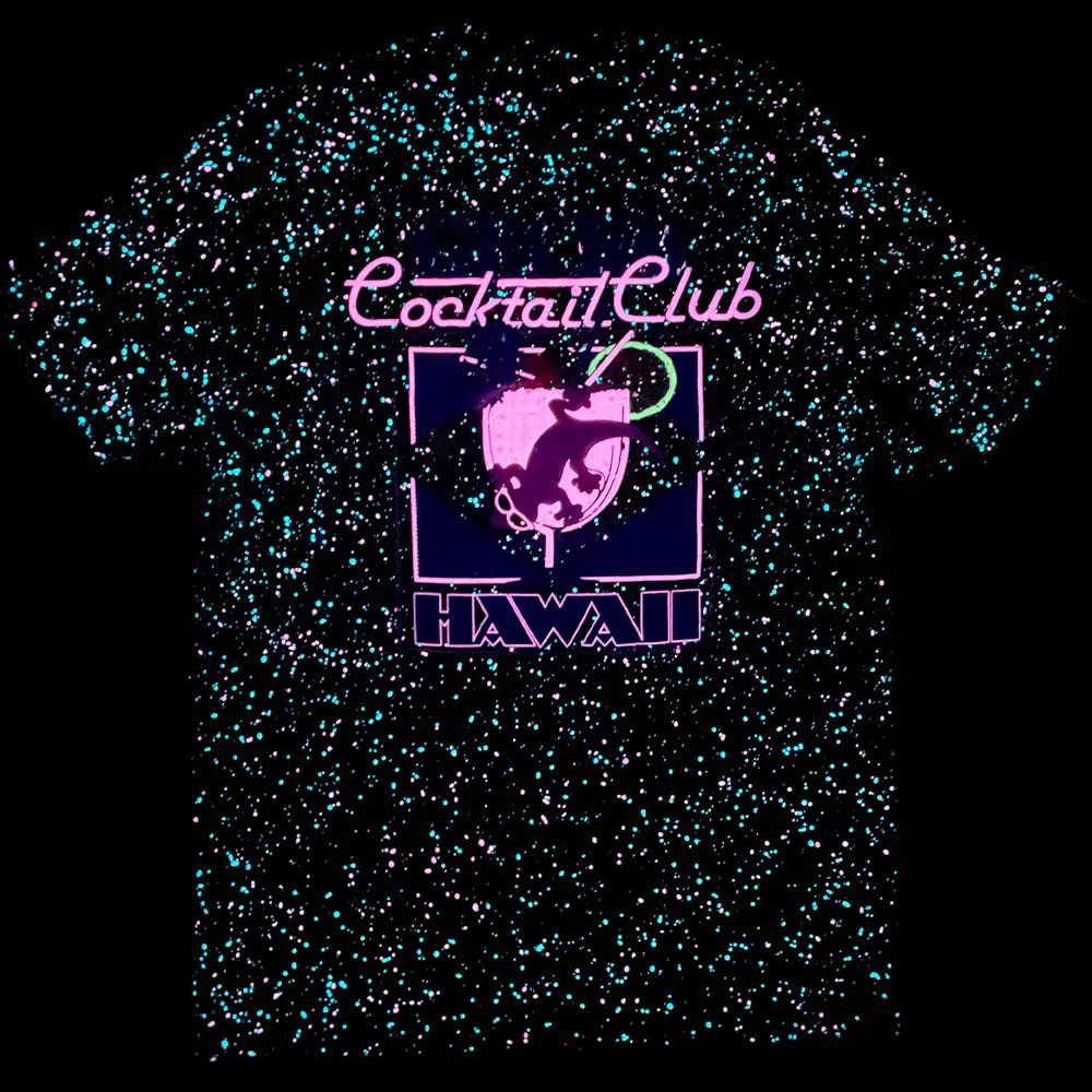 Gecko Cocktail Club - Secret Glow In The Dark Red/White/Blue Splatter - Image 2