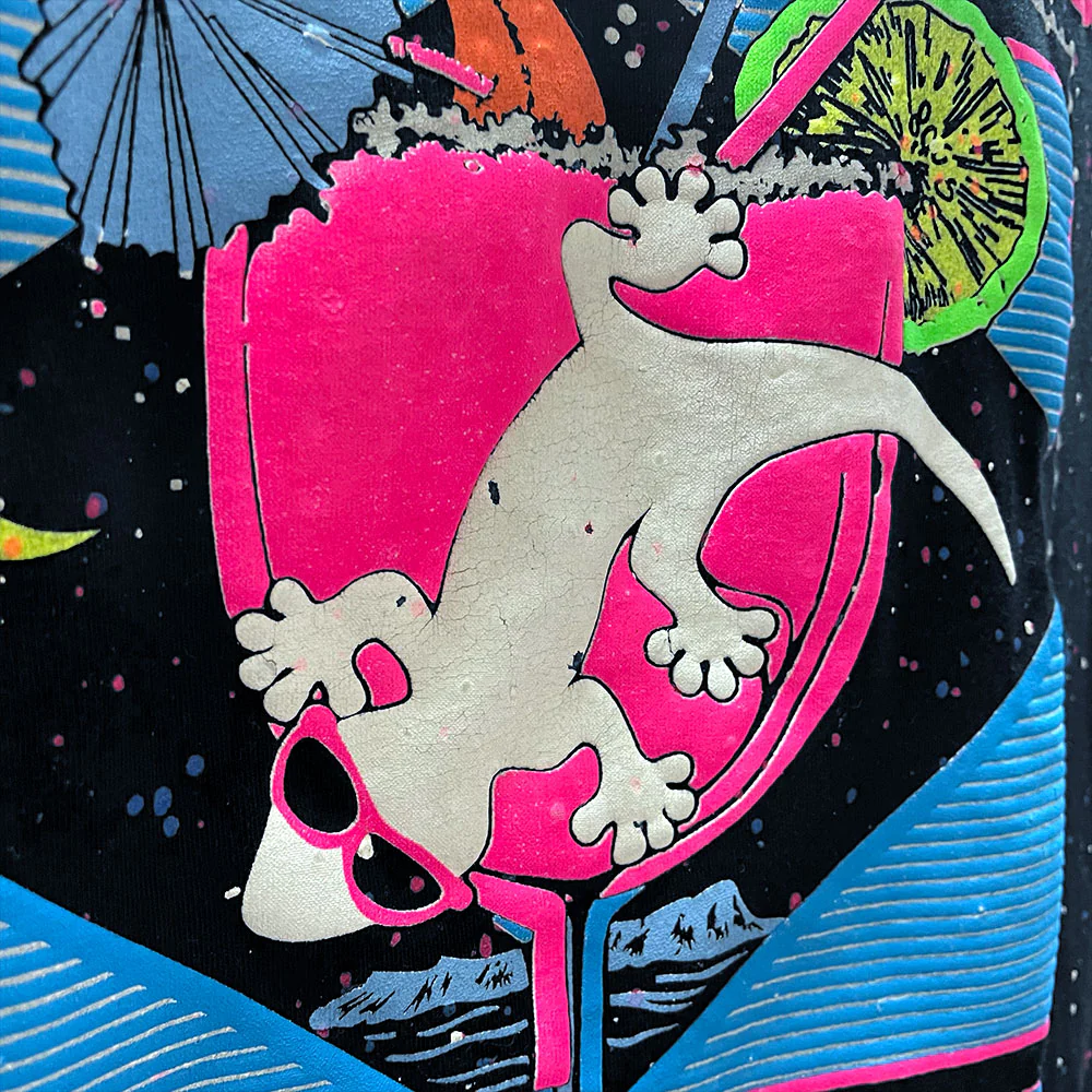 Gecko Cocktail Club - Secret Glow In The Dark Red/White/Blue Splatter - Image 5