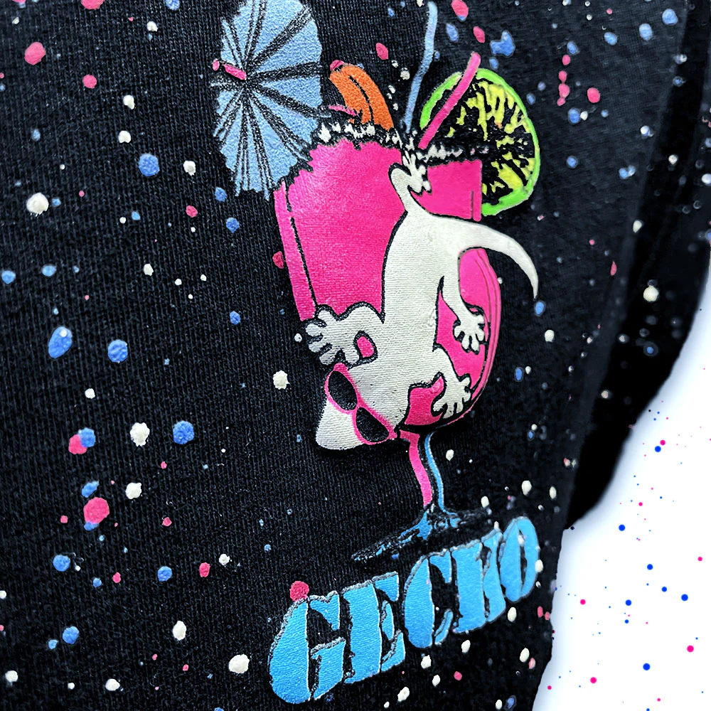 Gecko Cocktail Club - Secret Glow In The Dark Red/White/Blue Splatter - Image 7