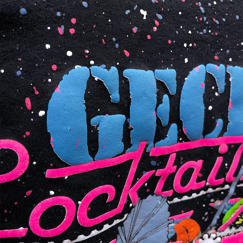 Gecko Cocktail Club - Secret Glow In The Dark Red/White/Blue Splatter - Image 8