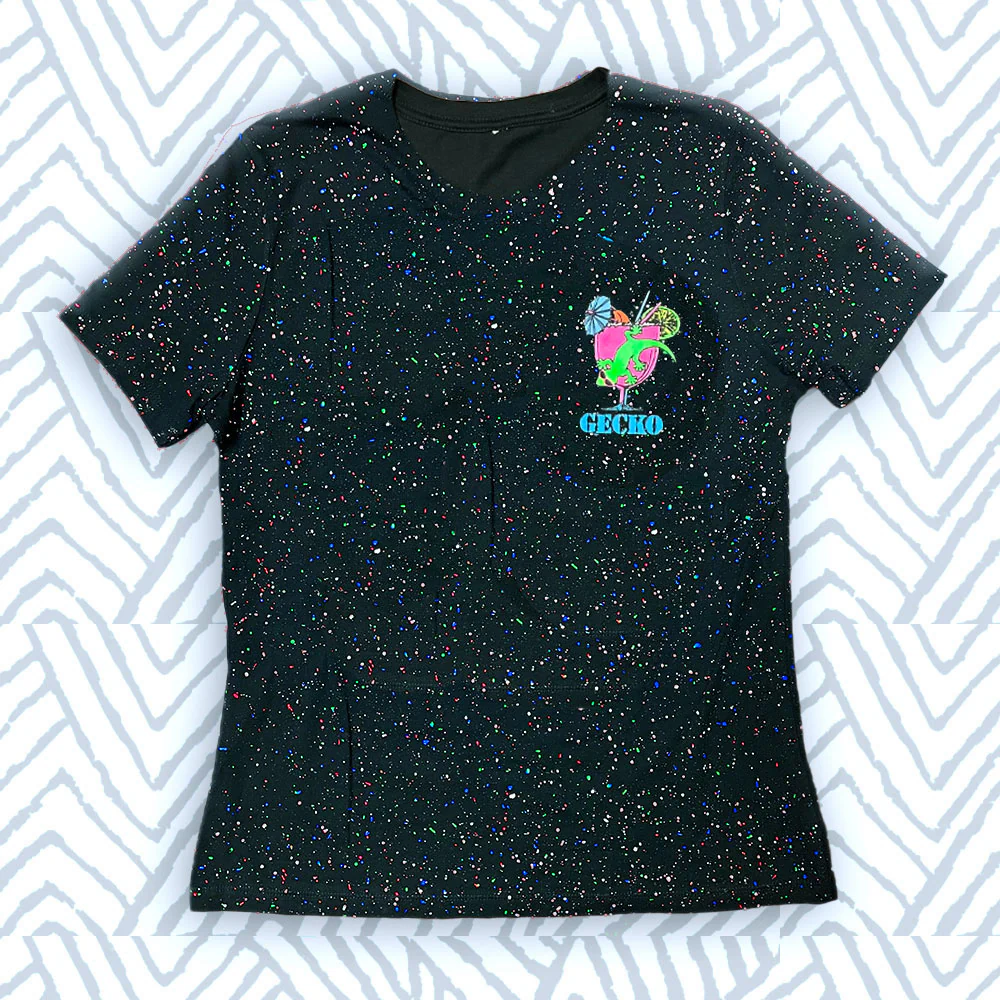 Women's 1988 Glow-In-The-Dark Splatter - Gecko Cocktail Club - Image 2