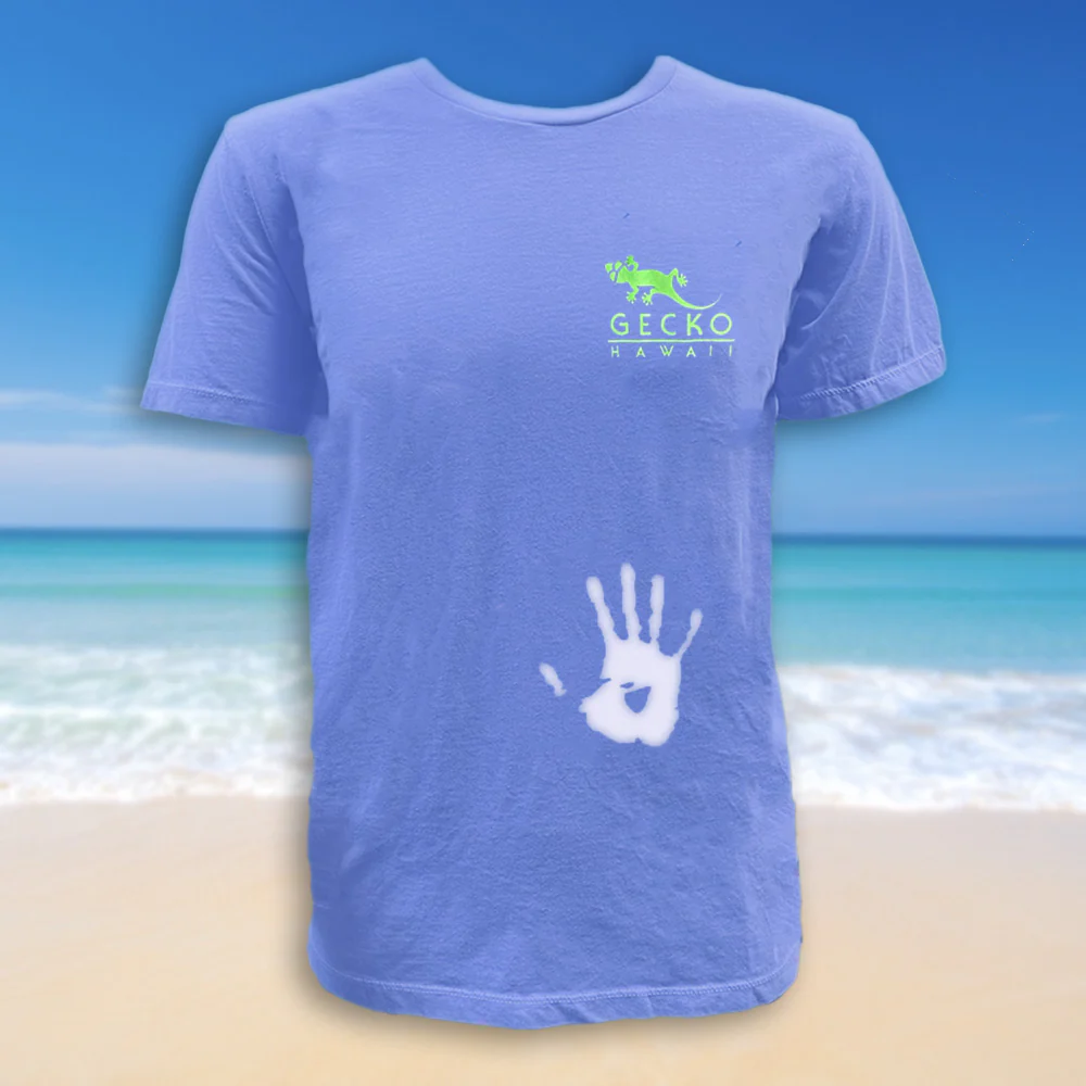 Gecko Fam Hyper Tee Blue-to-White - Image 2