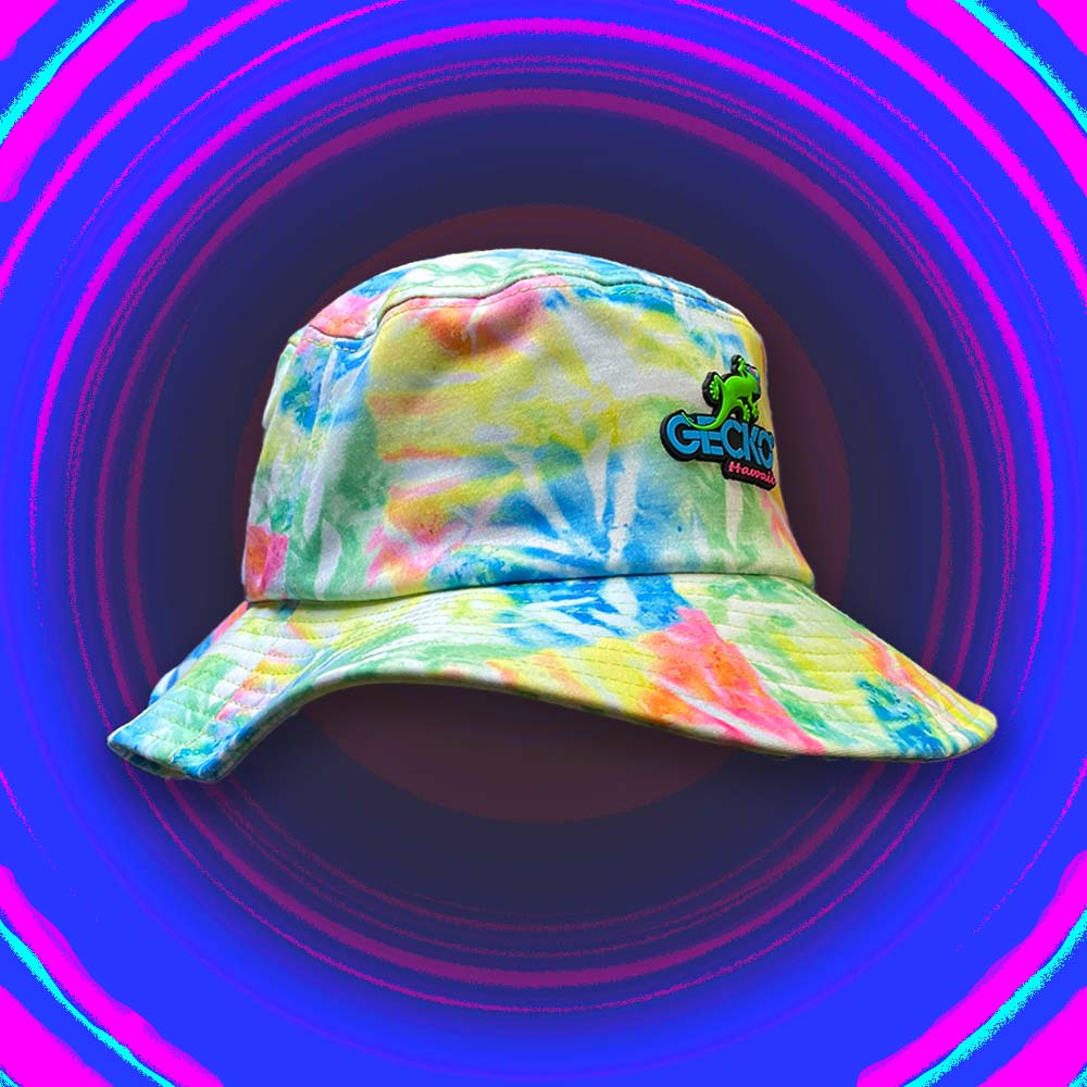 Gecko Hand Painted Boonie / Wide Brimmed Bucket Hat - Image 4