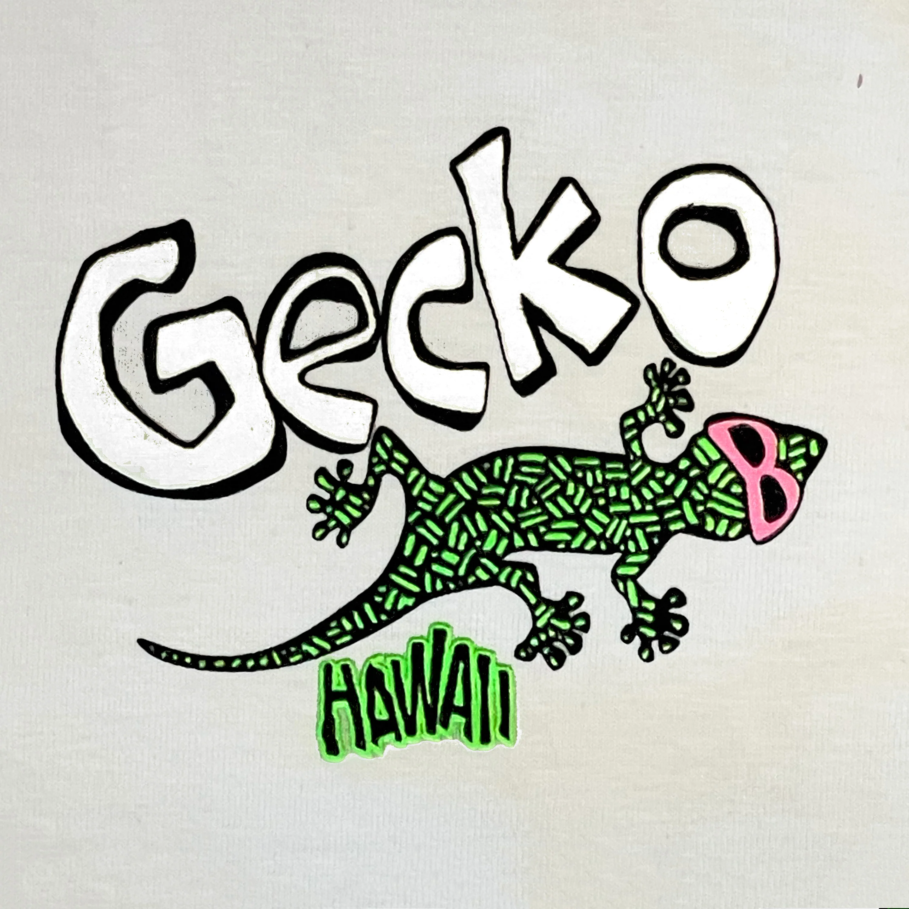 Gecko Hawaiian Islands 1989 - White Tank - Image 3